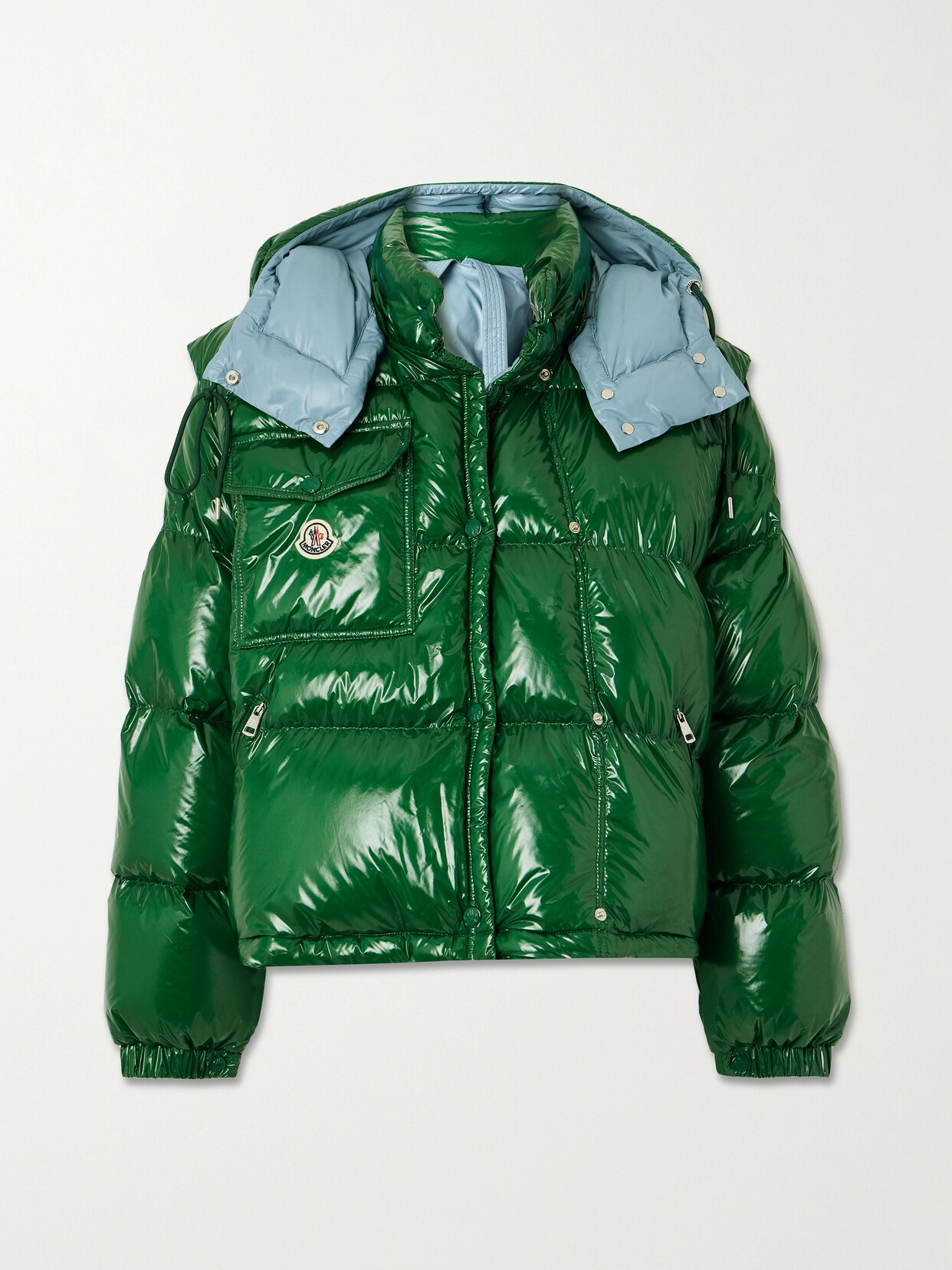 Moncler - Karakorum Convertible Hooded Quilted Glossed-ripstop Down Jacket - Green