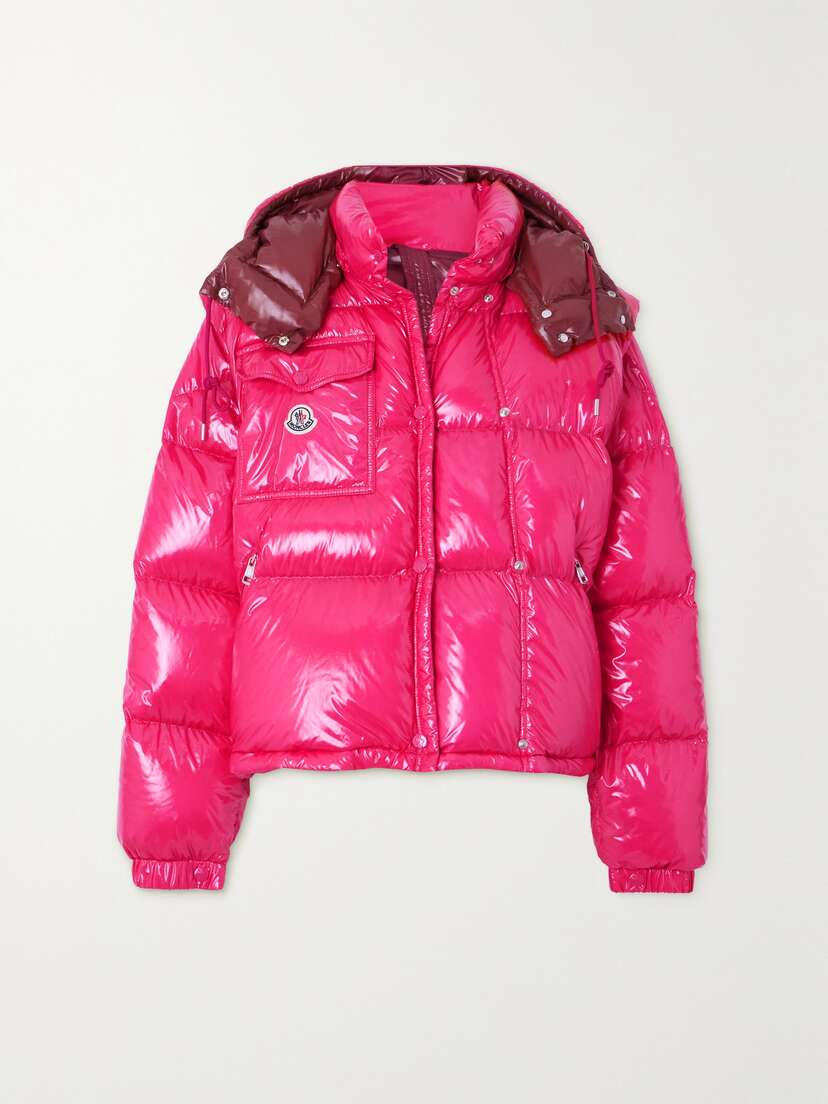 Moncler Karakorum Convertible Hooded Quilted Glossed-ripstop Down Jacket