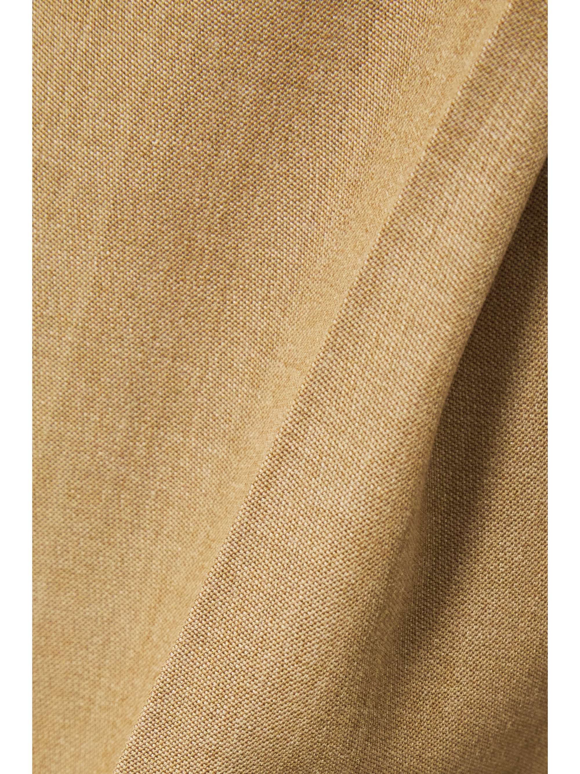 BURBERRY Pleated wool-blend straight-leg pants