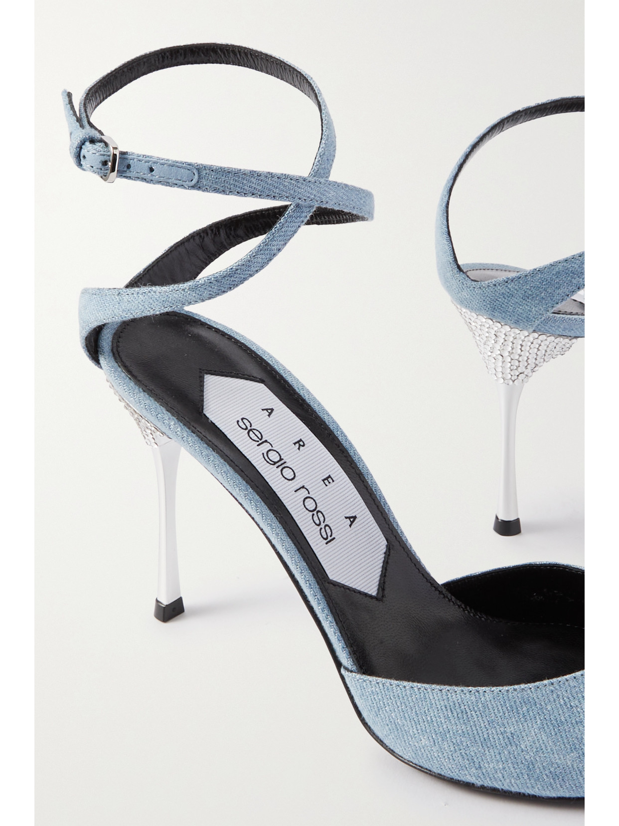 Sergio Rossi Light Denim In Blue