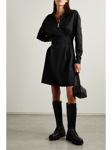 Moncler Pleated ponte mini dress
