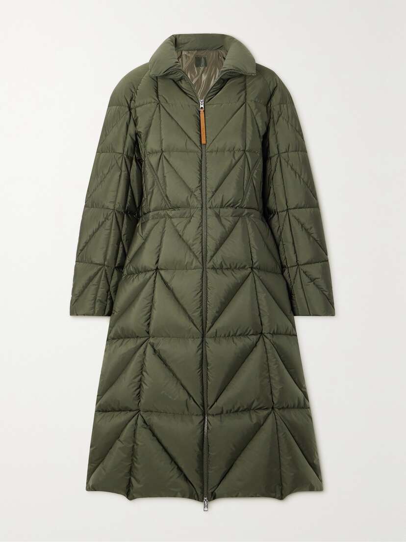 Moncler Cerise Quilted Shell Down Coat