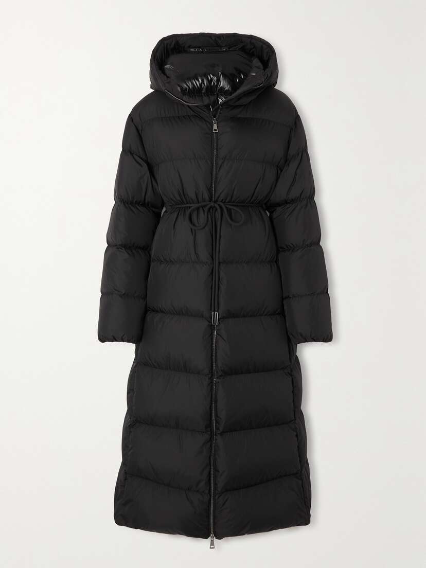 Moncler Bondree Quilted Shell Down Hooded Coat