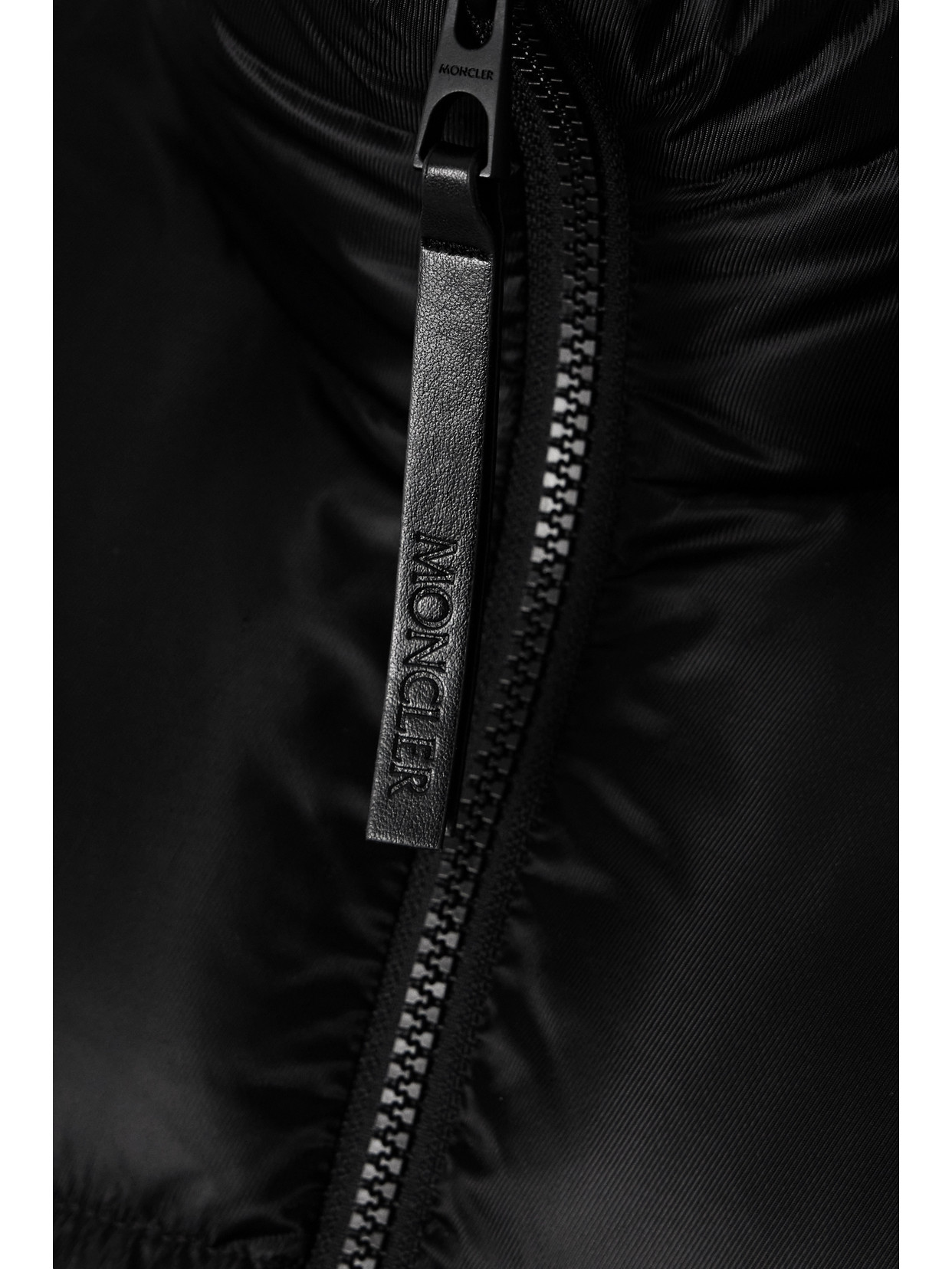 MONCLER BYRONE APPLIQUÉD QUILTED SHELL DOWN JACKET