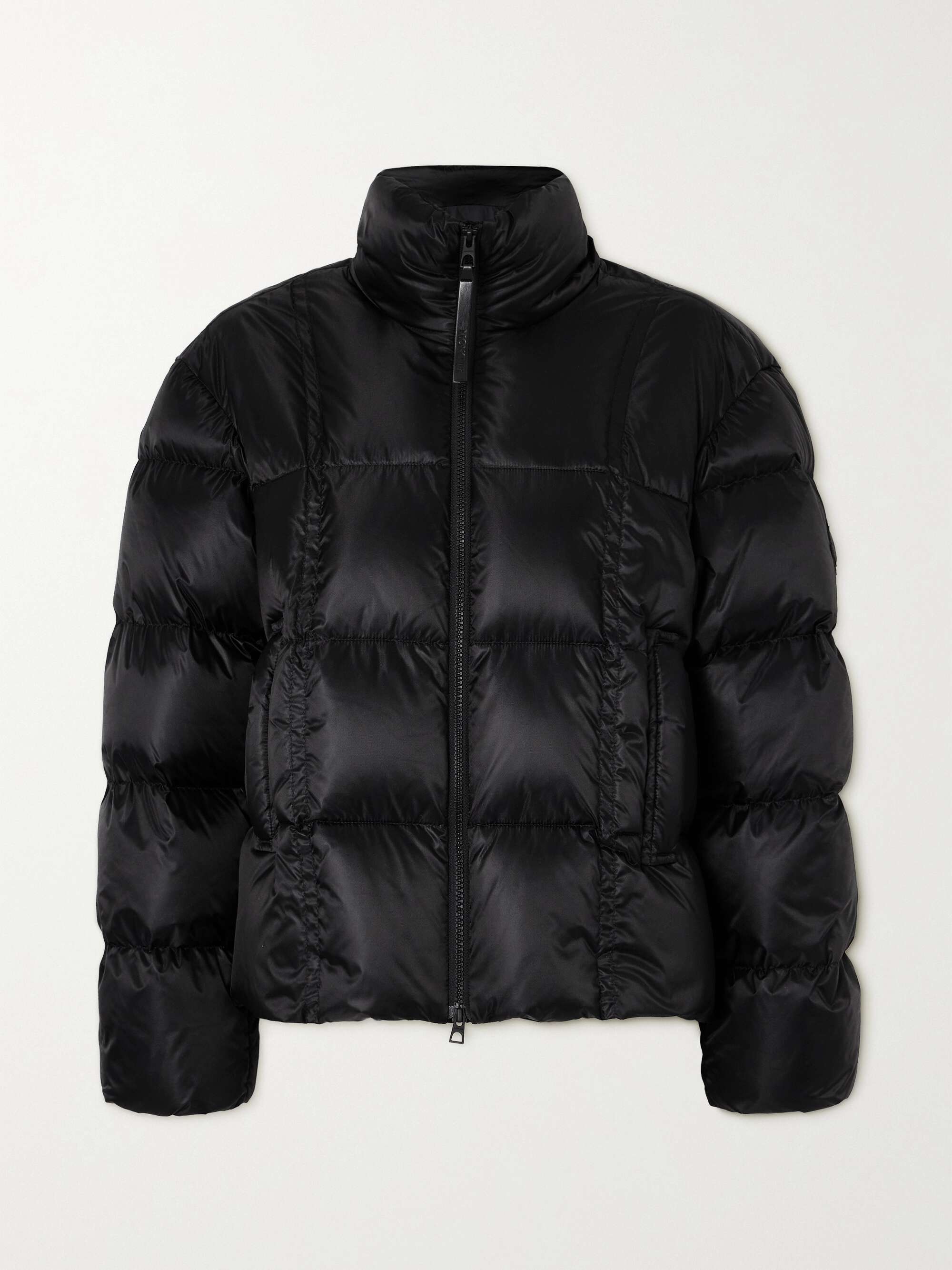 MONCLER Byrone appliquéd quilted shell down jacket | NET-A-PORTER