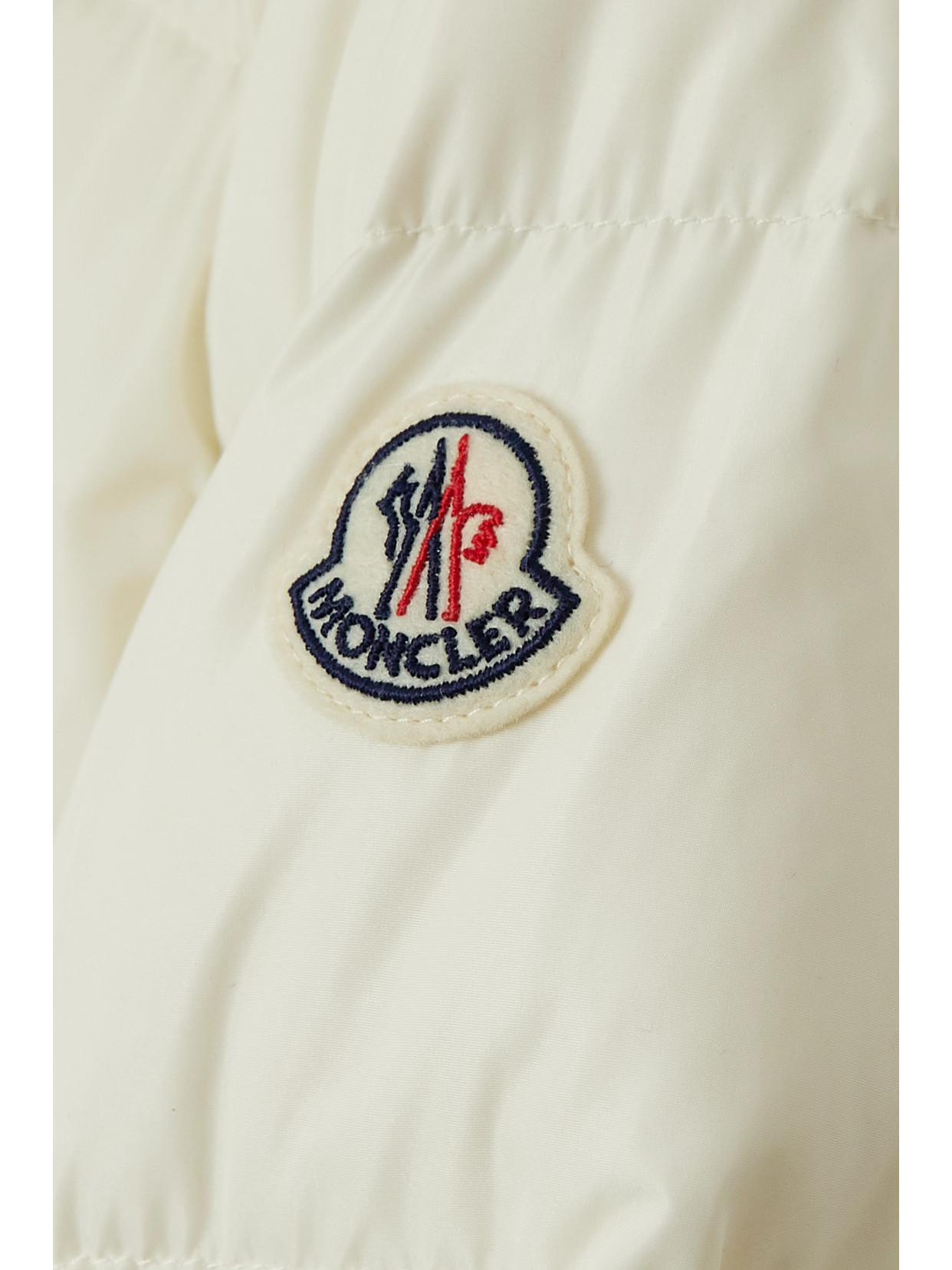 Shop Moncler Avoce Hooded Quilted Shell Down Jacket In White