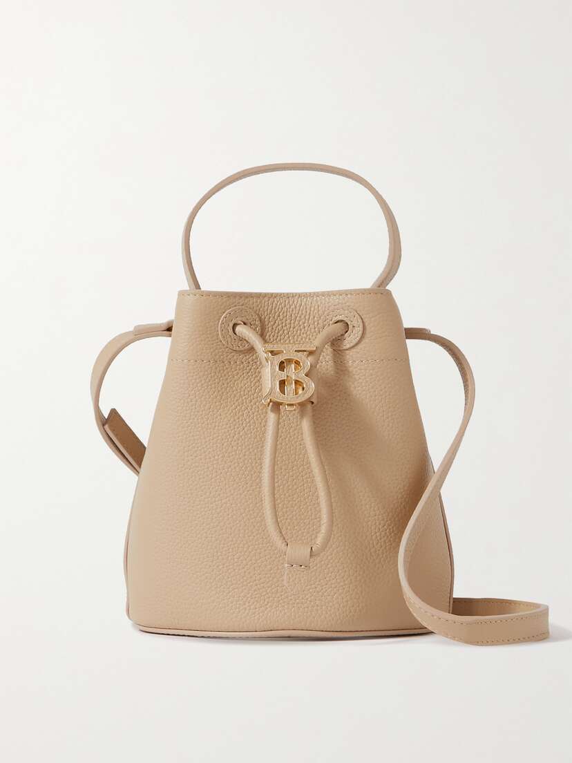 Burberry Textured-leather Bucket Bag -  - One size