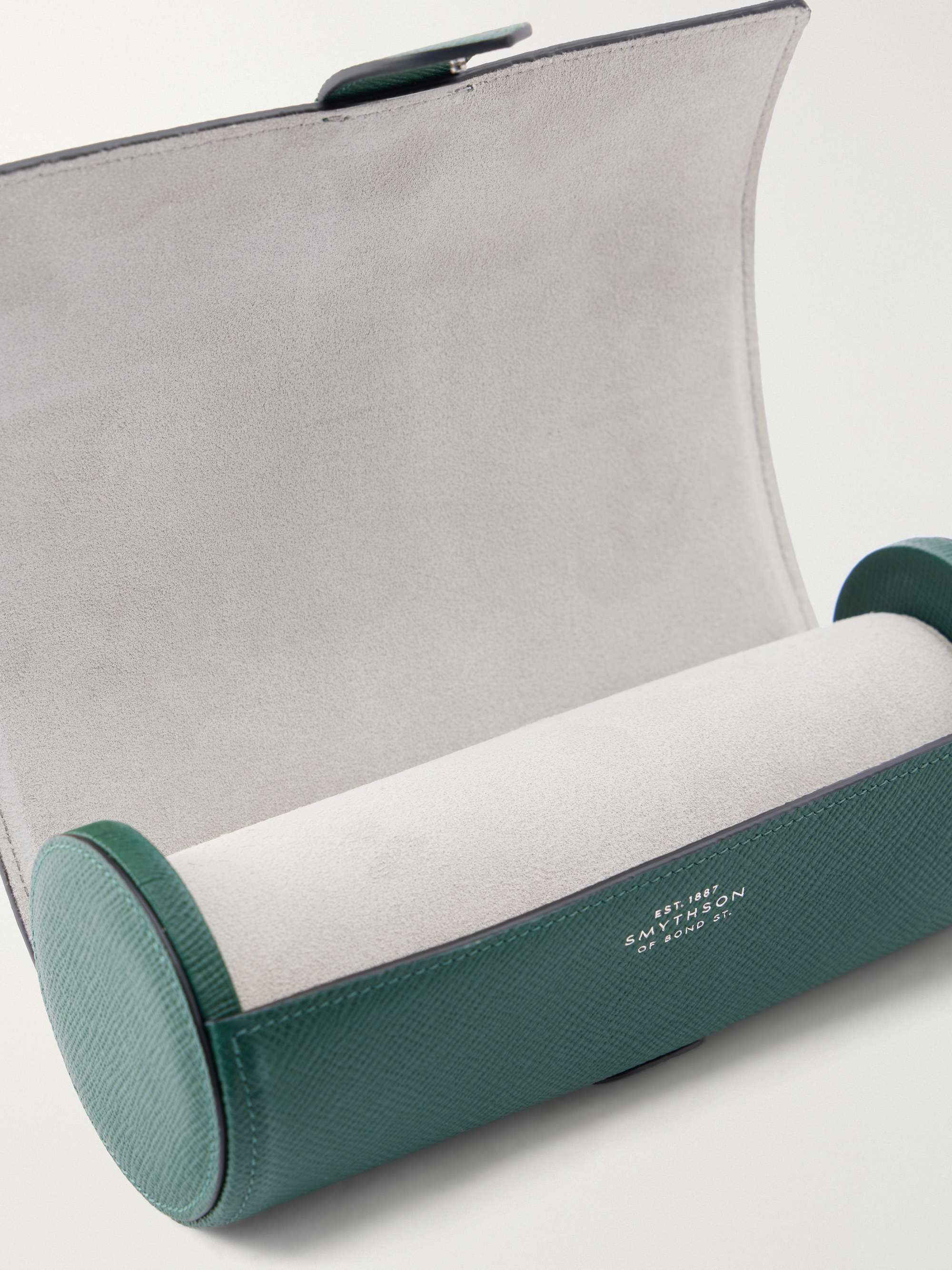 SMYTHSON Panama leather watch case | NET-A-PORTER