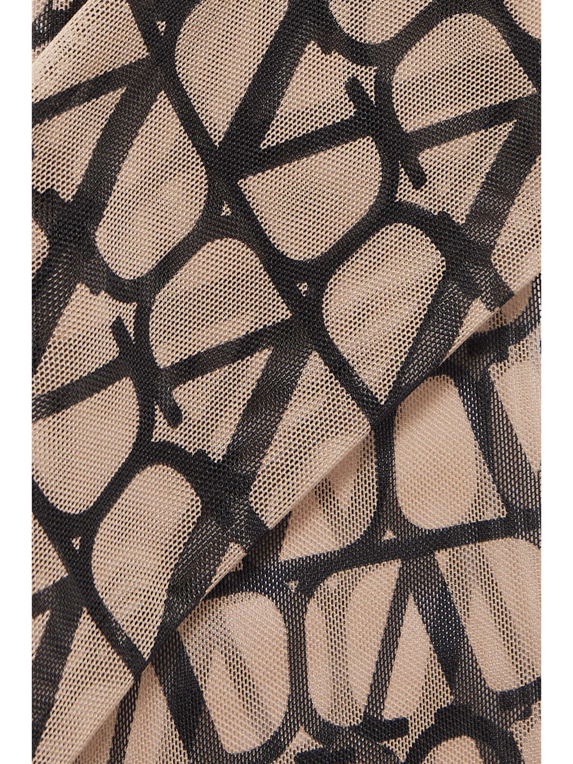 VALENTINO GARAVANI Valentino Garavani printed tulle gloves