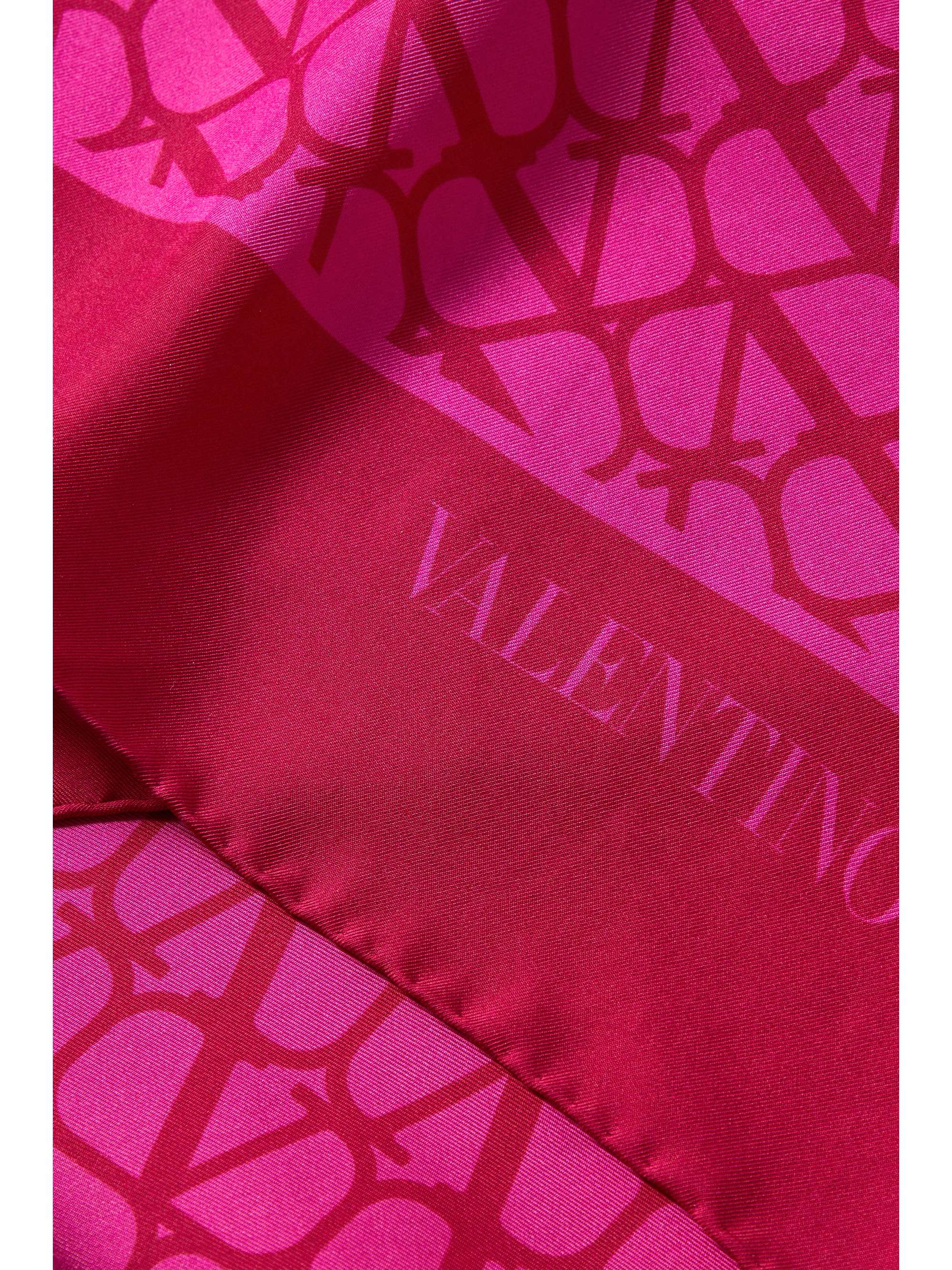 VALENTINO GARAVANI Valentino Garavani printed silk-twill scarf