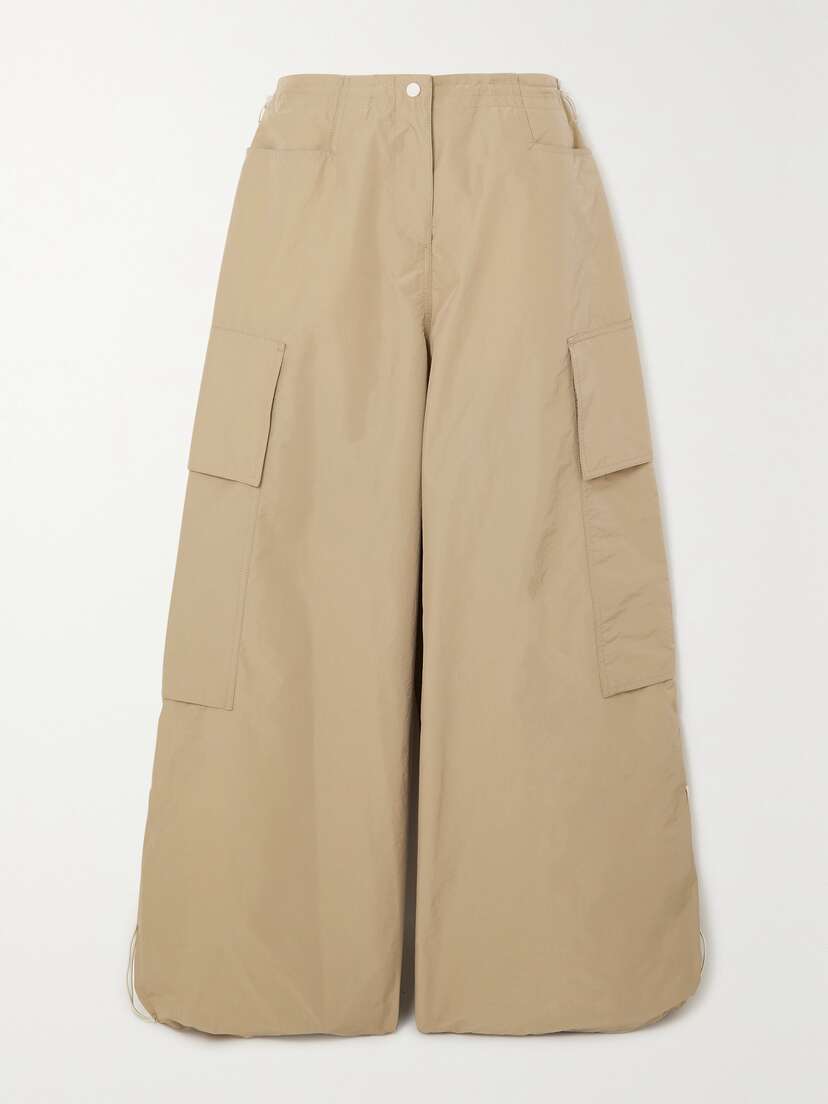 Palm Angels Canvas Tapered Cargo Pants
