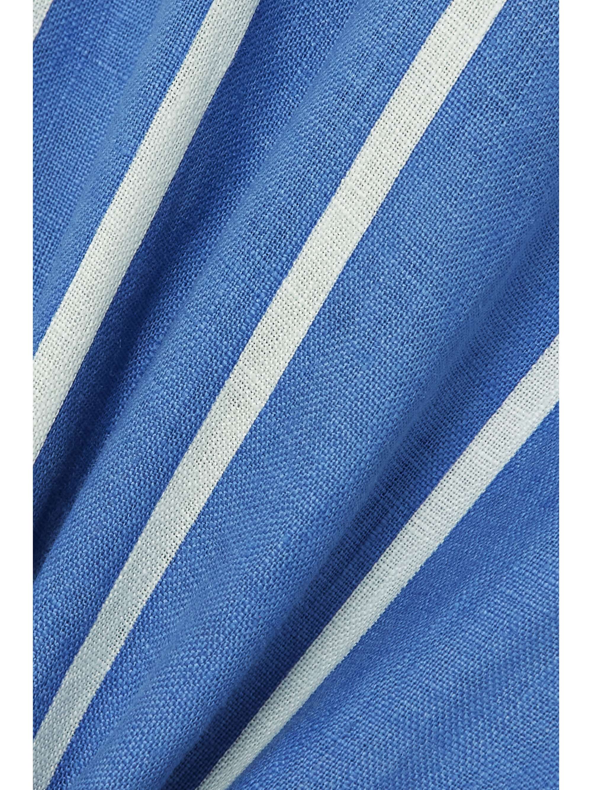 FAITHFULL La Plage De Mau striped linen flared pants