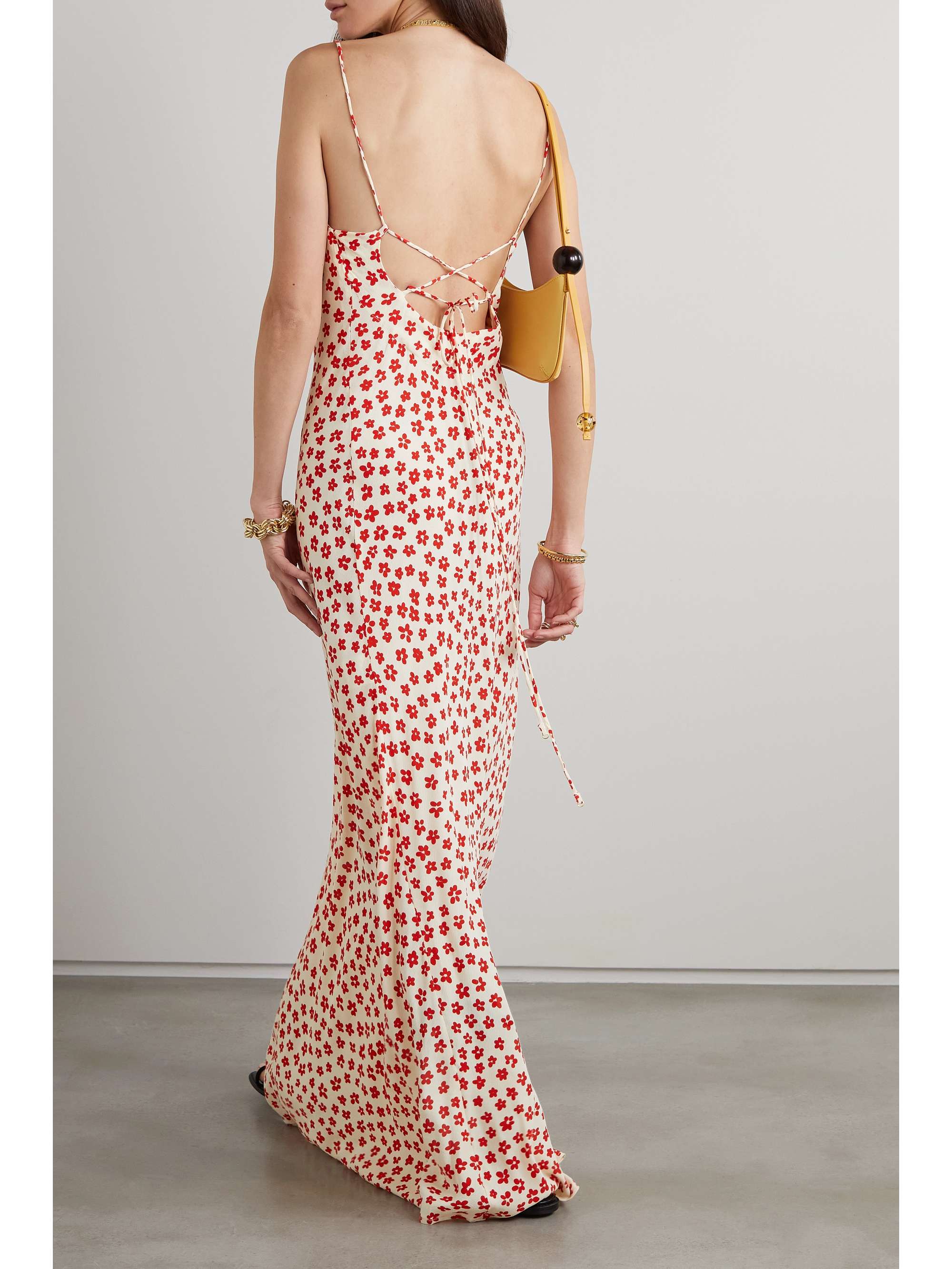 FAITHFULL THE BRAND Lusia floral-print LENZING ECOVERO crepe de chine maxi dress