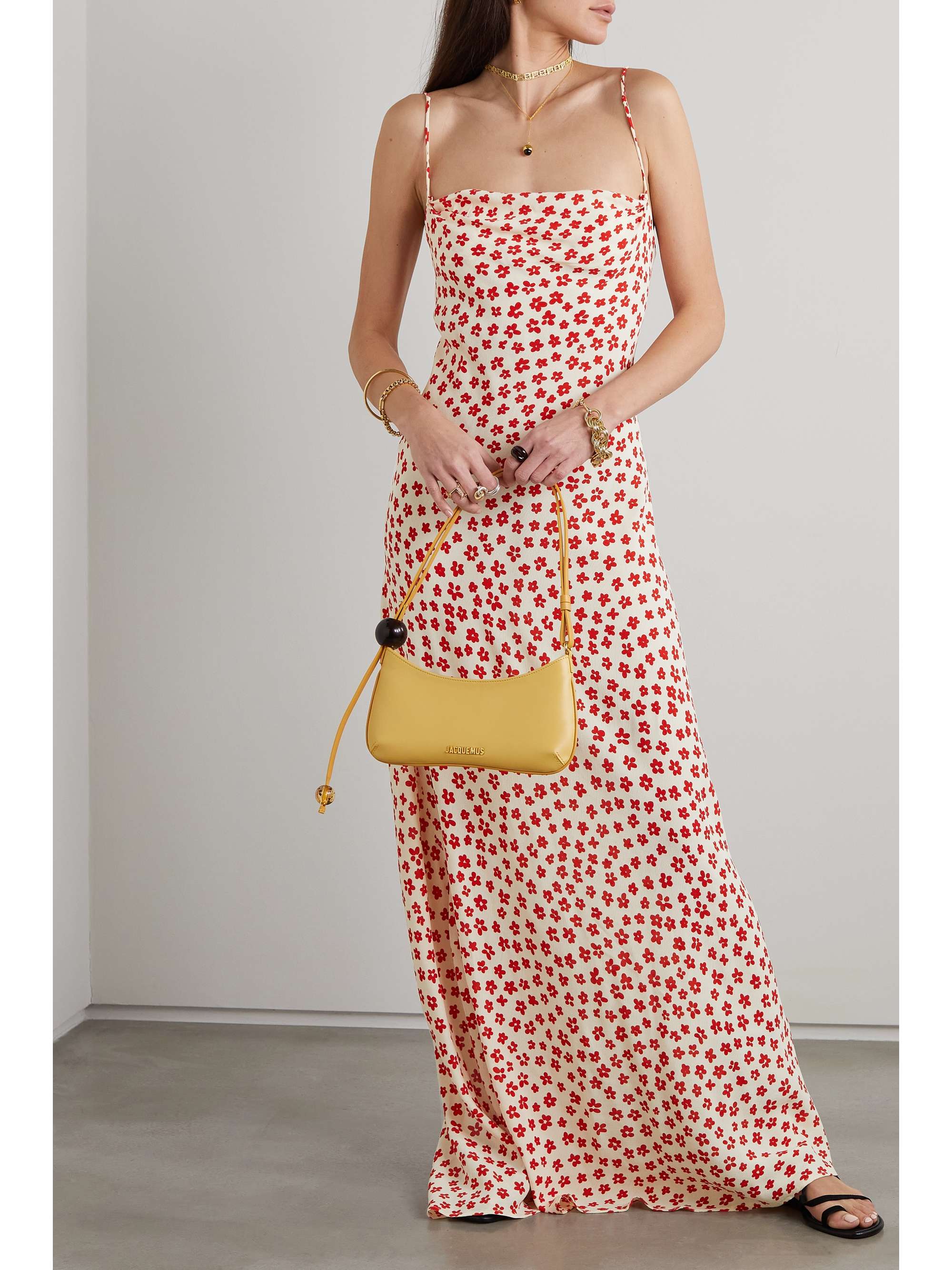 FAITHFULL THE BRAND Lusia floral-print LENZING ECOVERO crepe de chine maxi dress