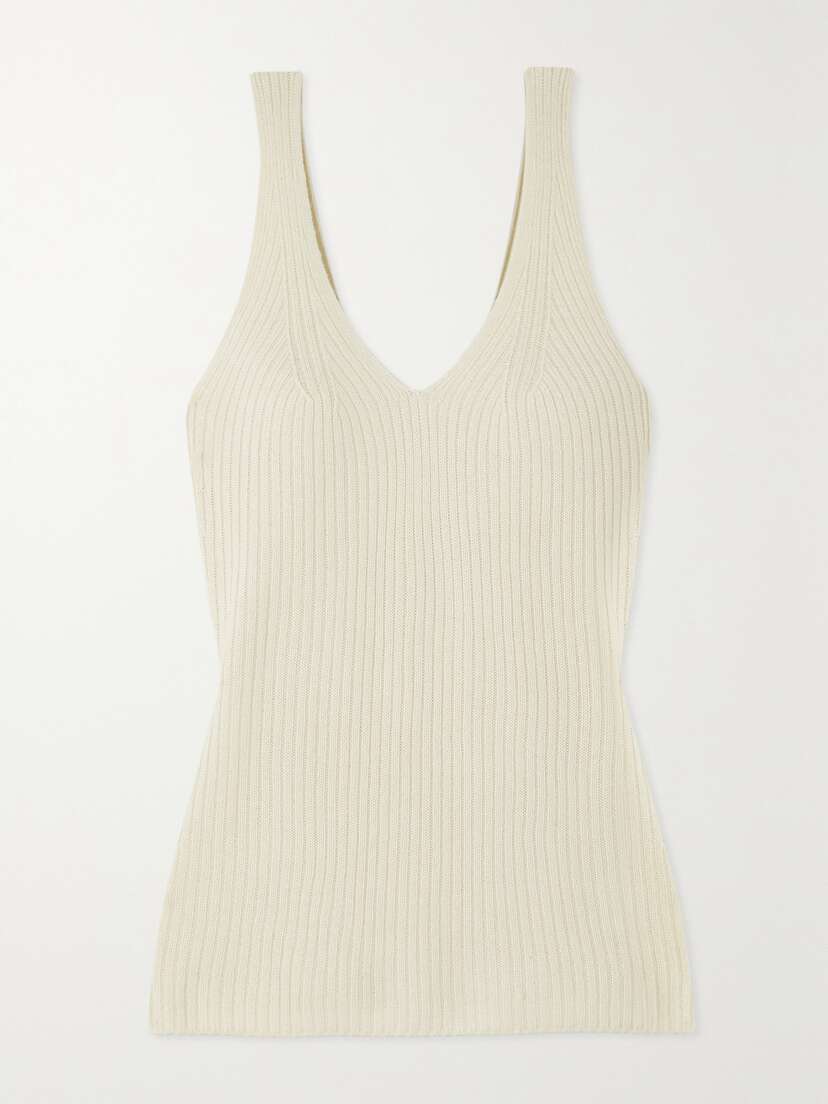 Arch4 New Apple Ford Ribbed Silk And Cashmere-blend Tank