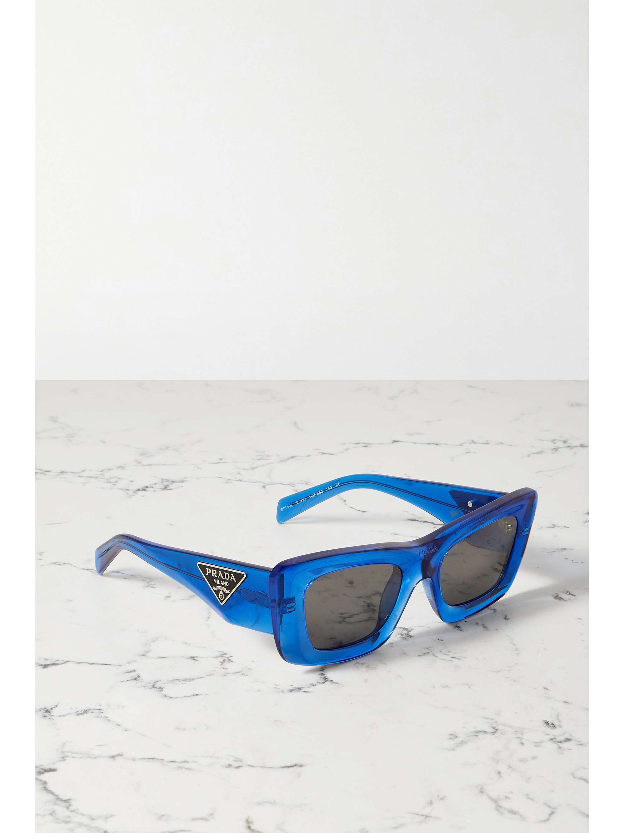 PRADA EYEWEAR スクエアフレーム アセテート サングラス | NET-A-PORTER