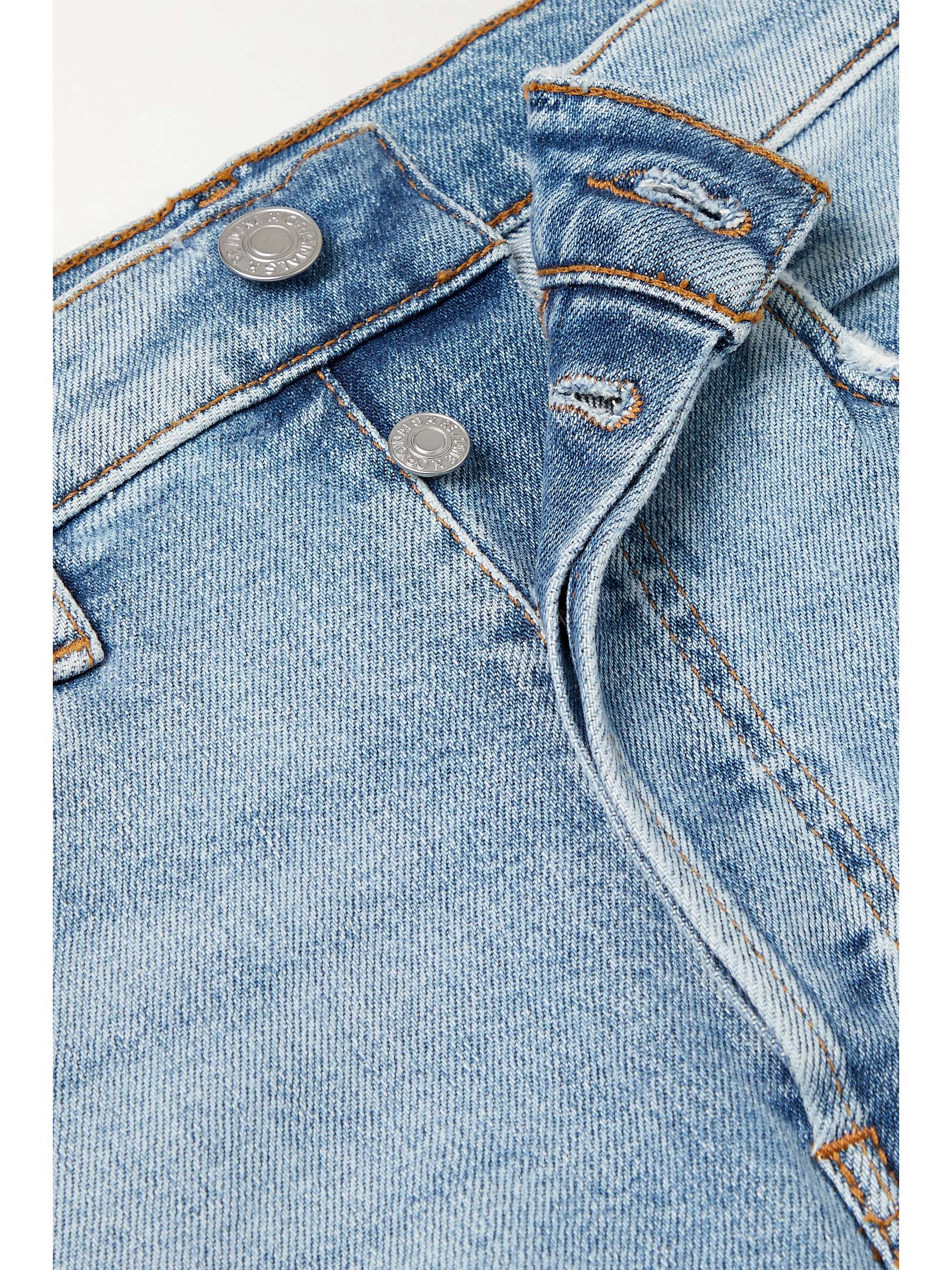 RE/DONE 70s High Rise Stove Pipe straightleg jeans NETAPORTER