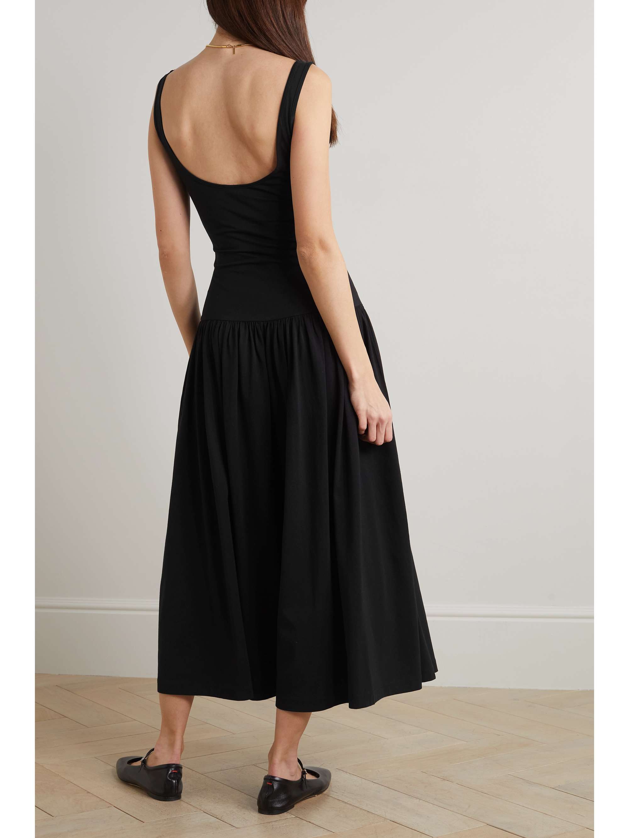NINETY PERCENT Flos organic cotton and TENCEL Modal-blend maxi dress