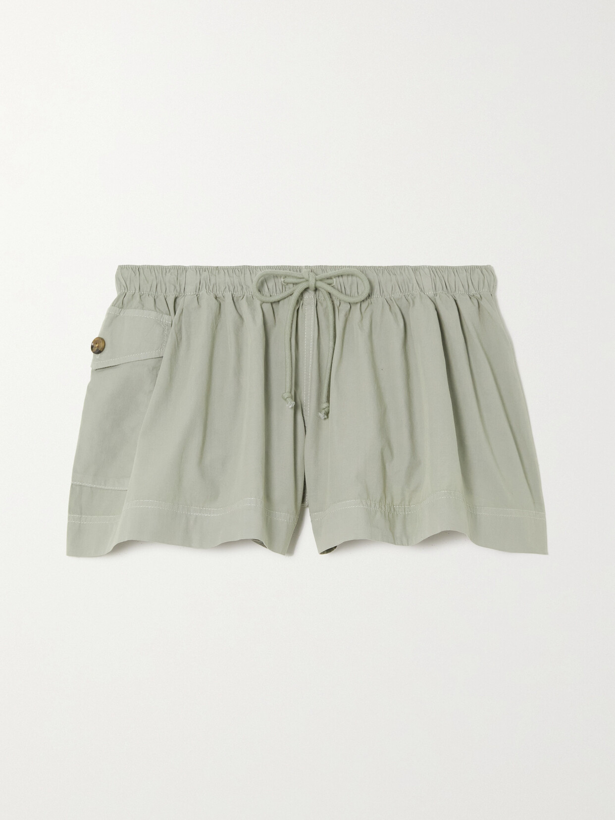 Ninety Percent - + Net Sustain Hudson Organic Cotton Shorts - Green