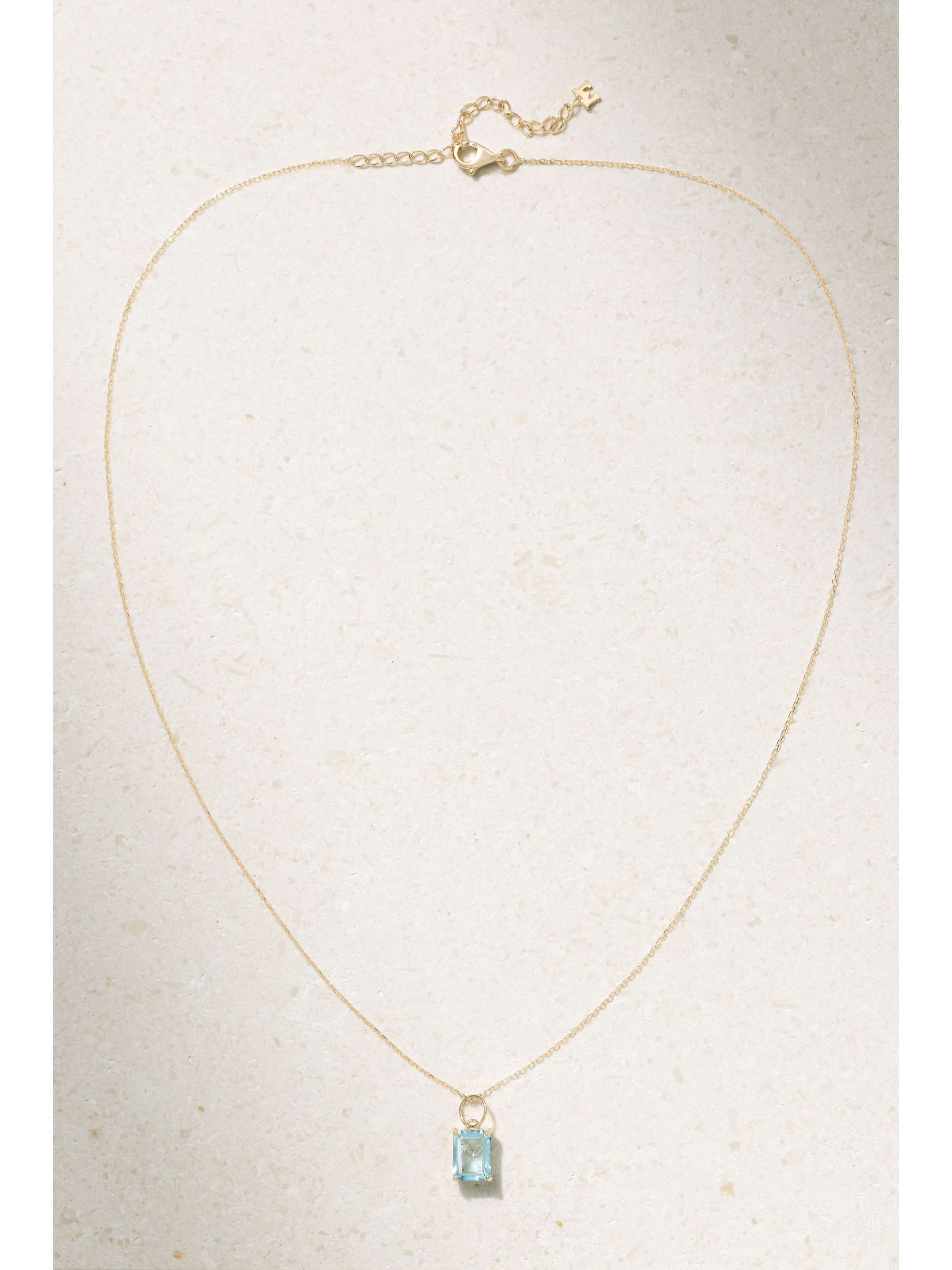 MATEO 14-karat gold topaz necklace