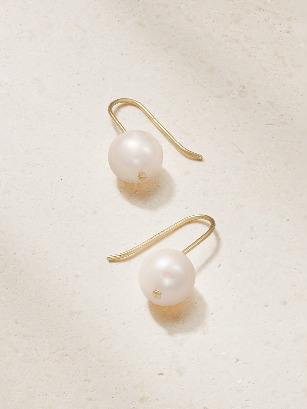 Mateo 14-karat Gold Pearl Earrings