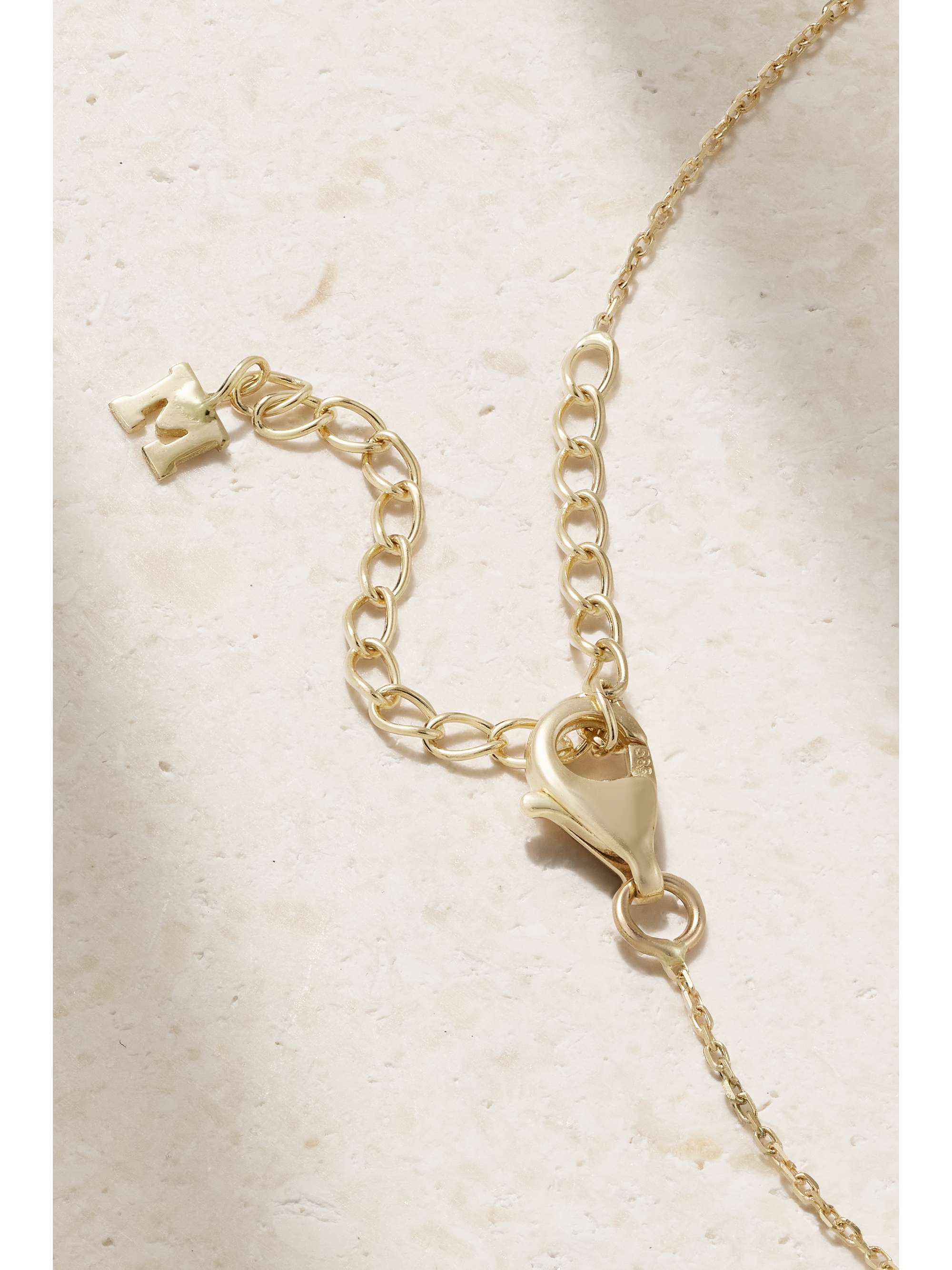 MATEO 14-karat gold amethyst necklace