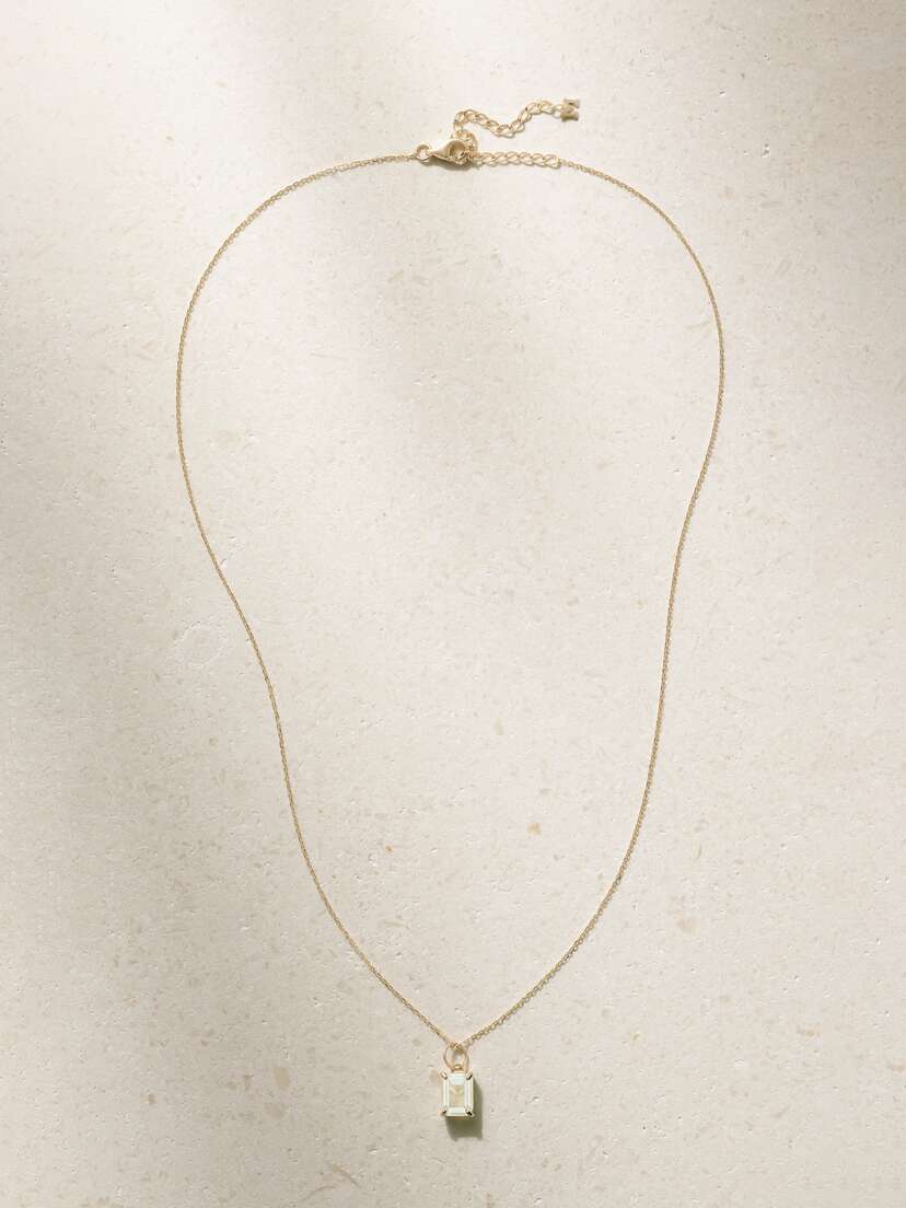 Mateo 14-karat Gold Amethyst Necklace