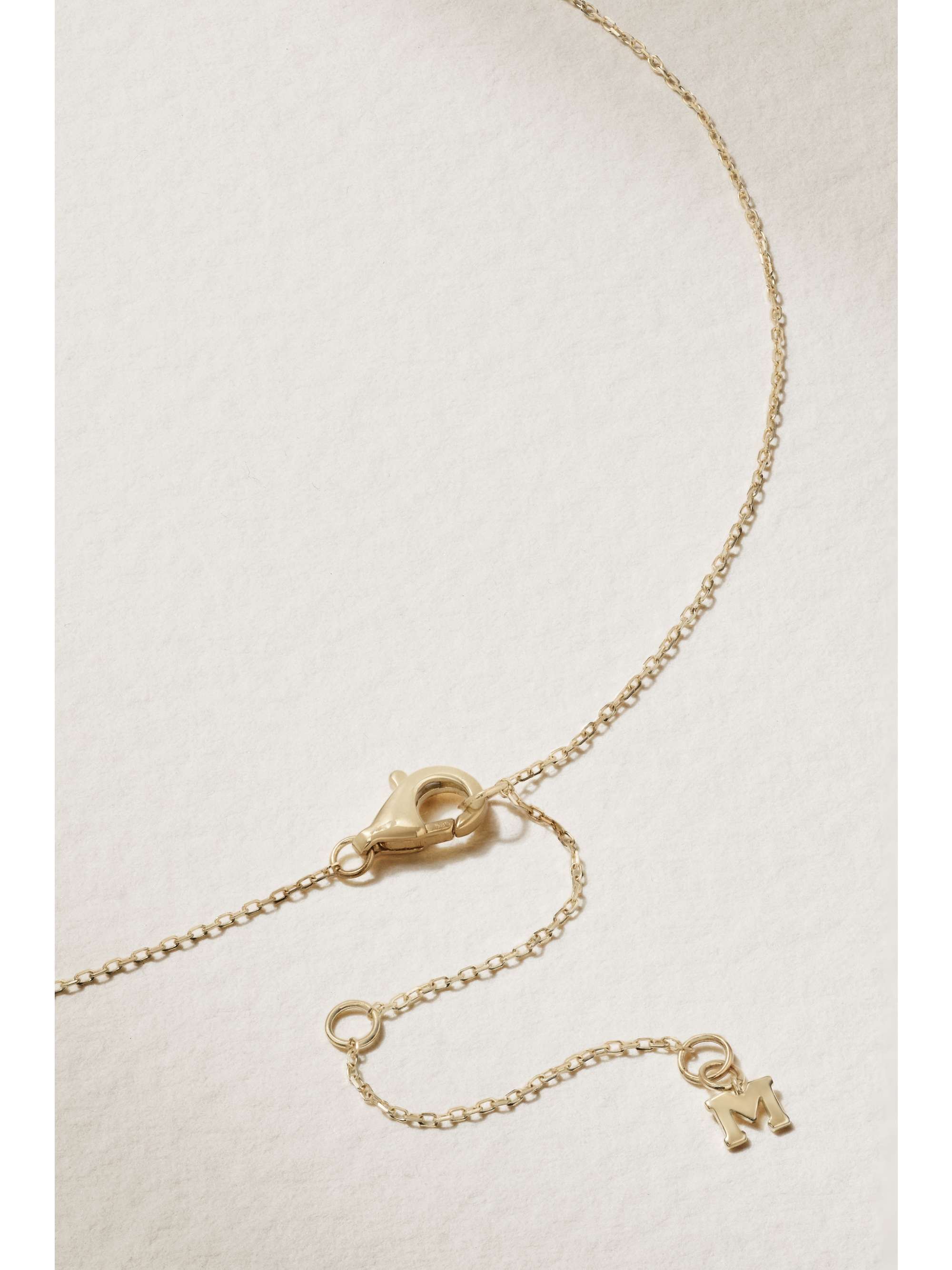 MATEO 14-karat gold pearl necklace