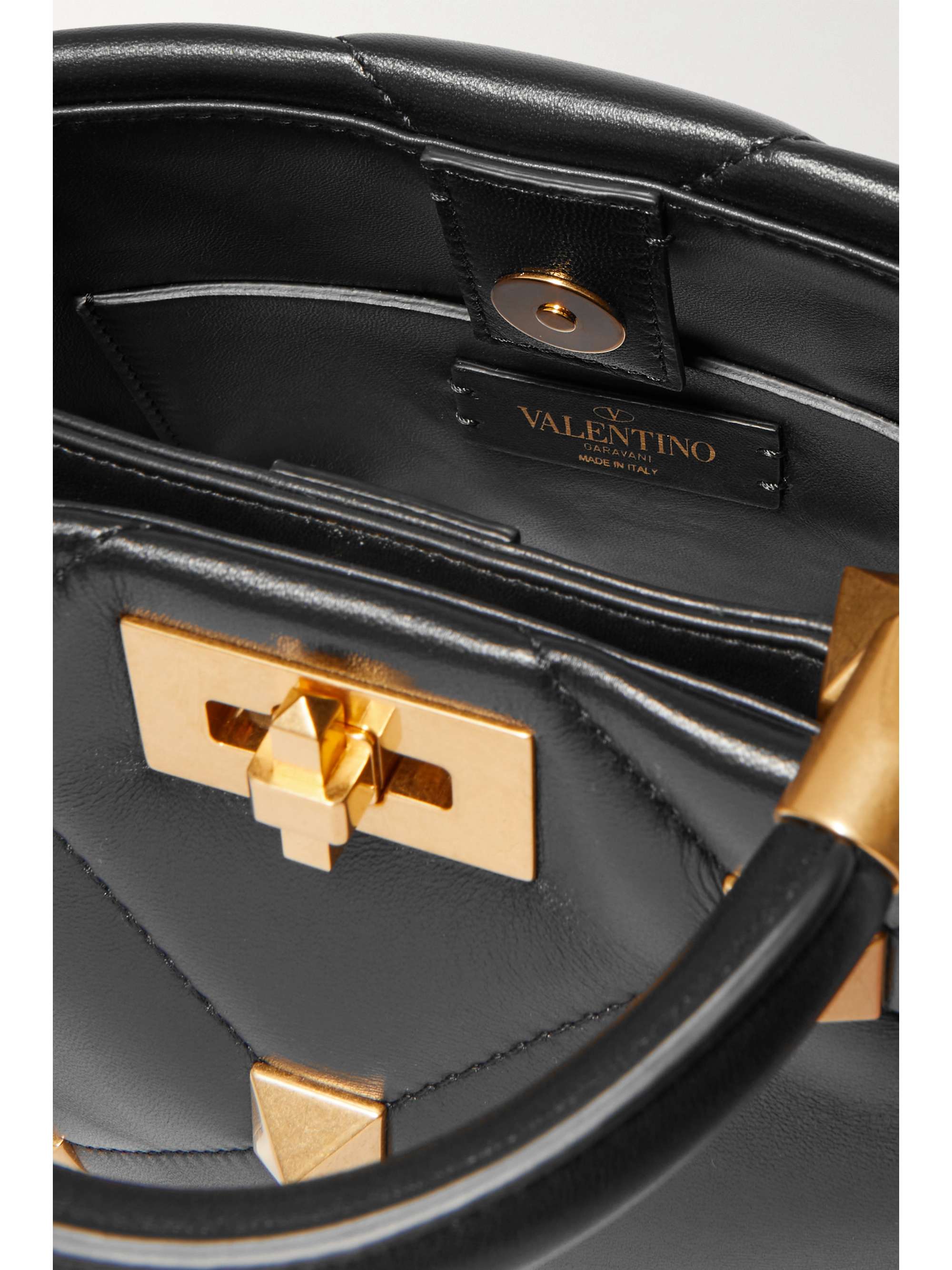 VALENTINO GARAVANI Valentino Garavani Roman Stud small quilted leather tote