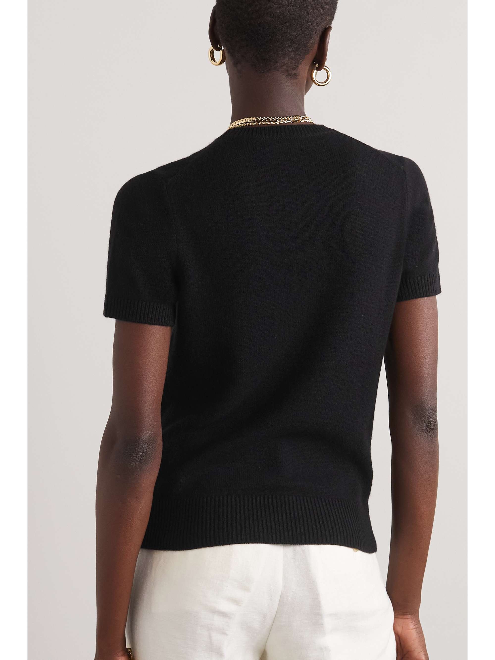 THEORY Basic Tee Feather Cashmere