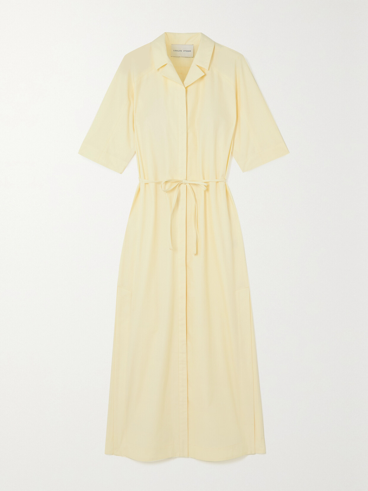 LOULOU STUDIO + Net Sustain Moala Organic Cotton-poplin Shirt Dress - Cream