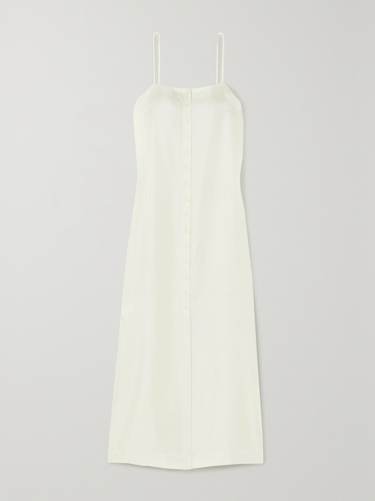 LOULOU STUDIO VABEA SILK-TWILL MAXI DRESS