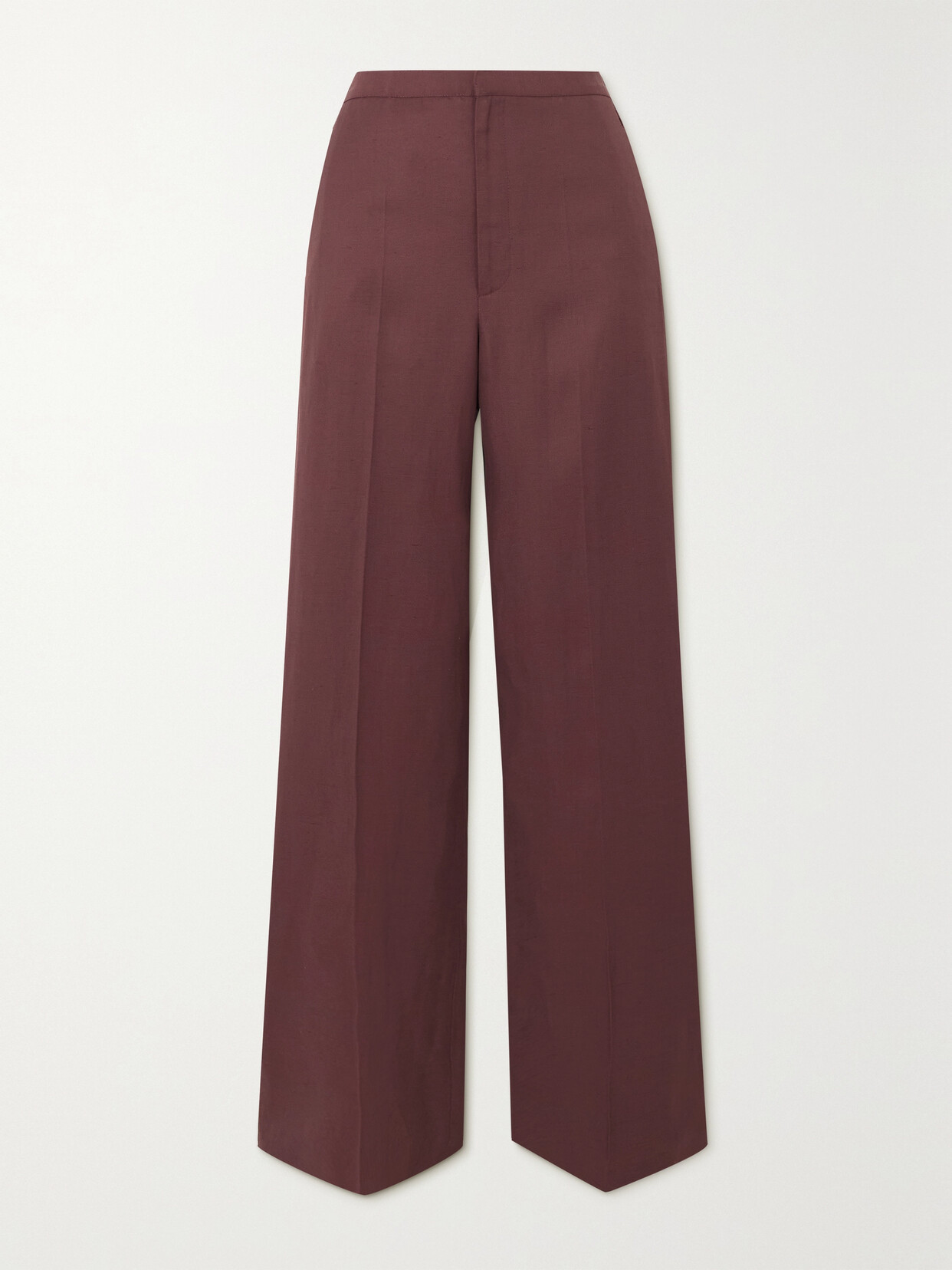 LOULOU STUDIO - + Net Sustain Aiwa Twill Wide-leg Pants - Burgundy