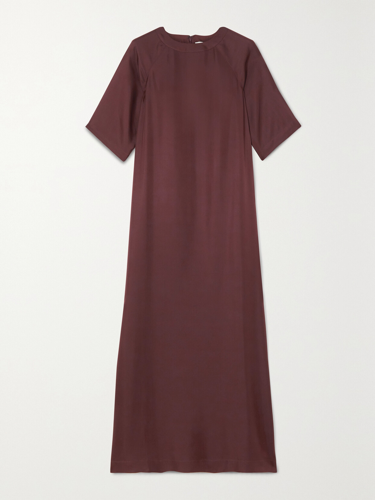 LOULOU STUDIO - Silk-twill Maxi Dress - Burgundy