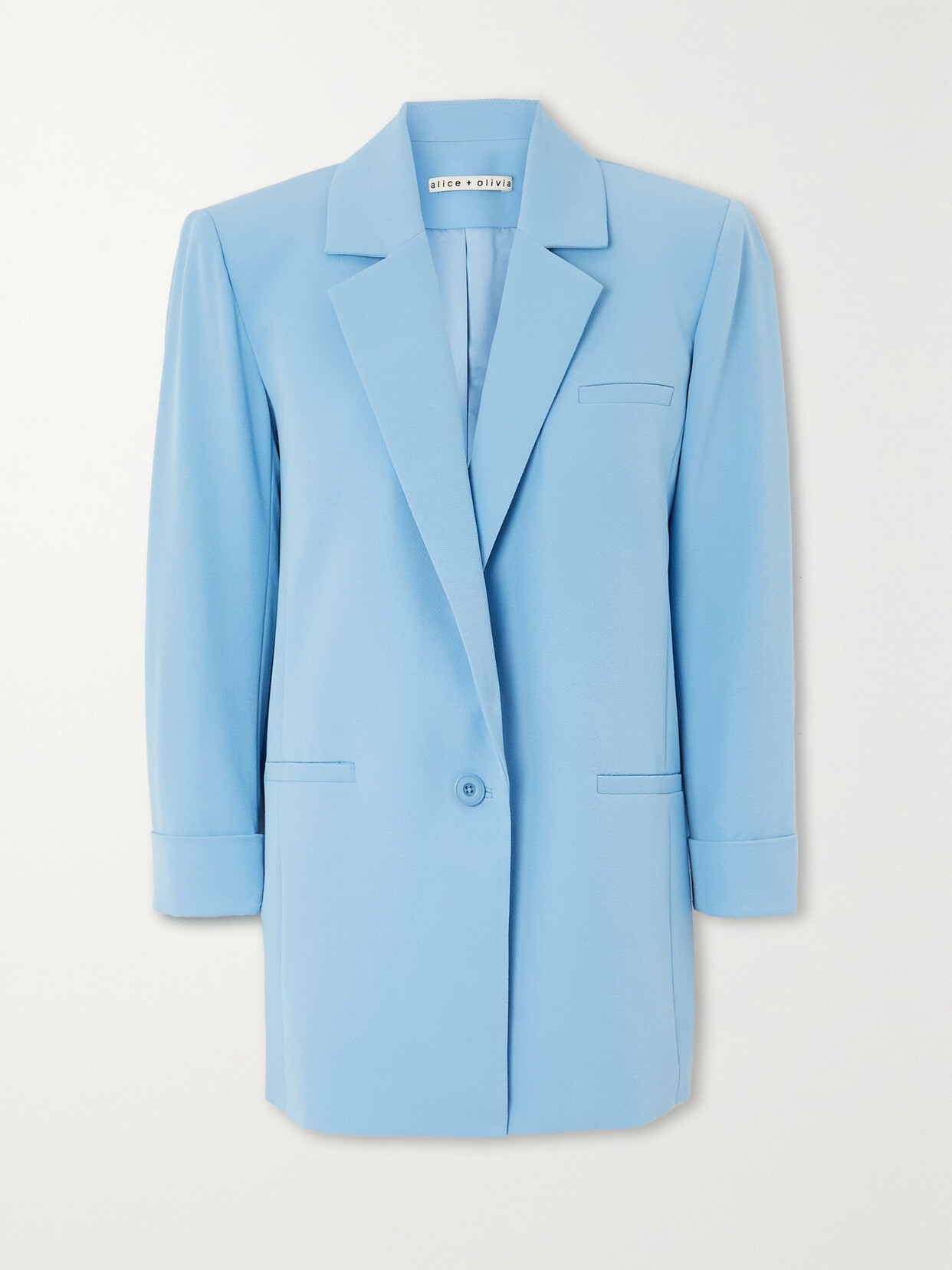 ALICE AND OLIVIA SHAN CREPE BLAZER