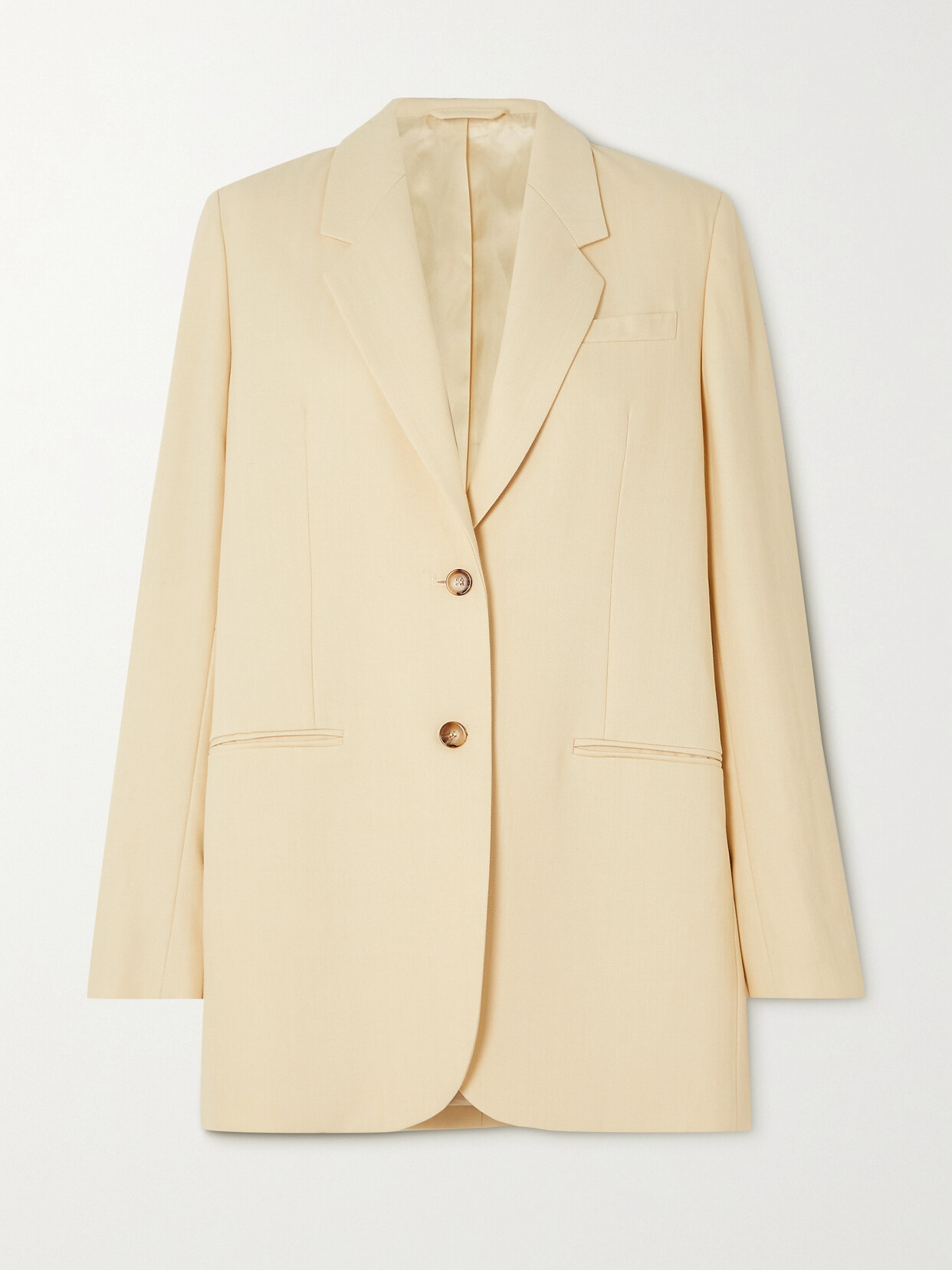 TOTEME - Herringbone Woven Blazer - Neutrals