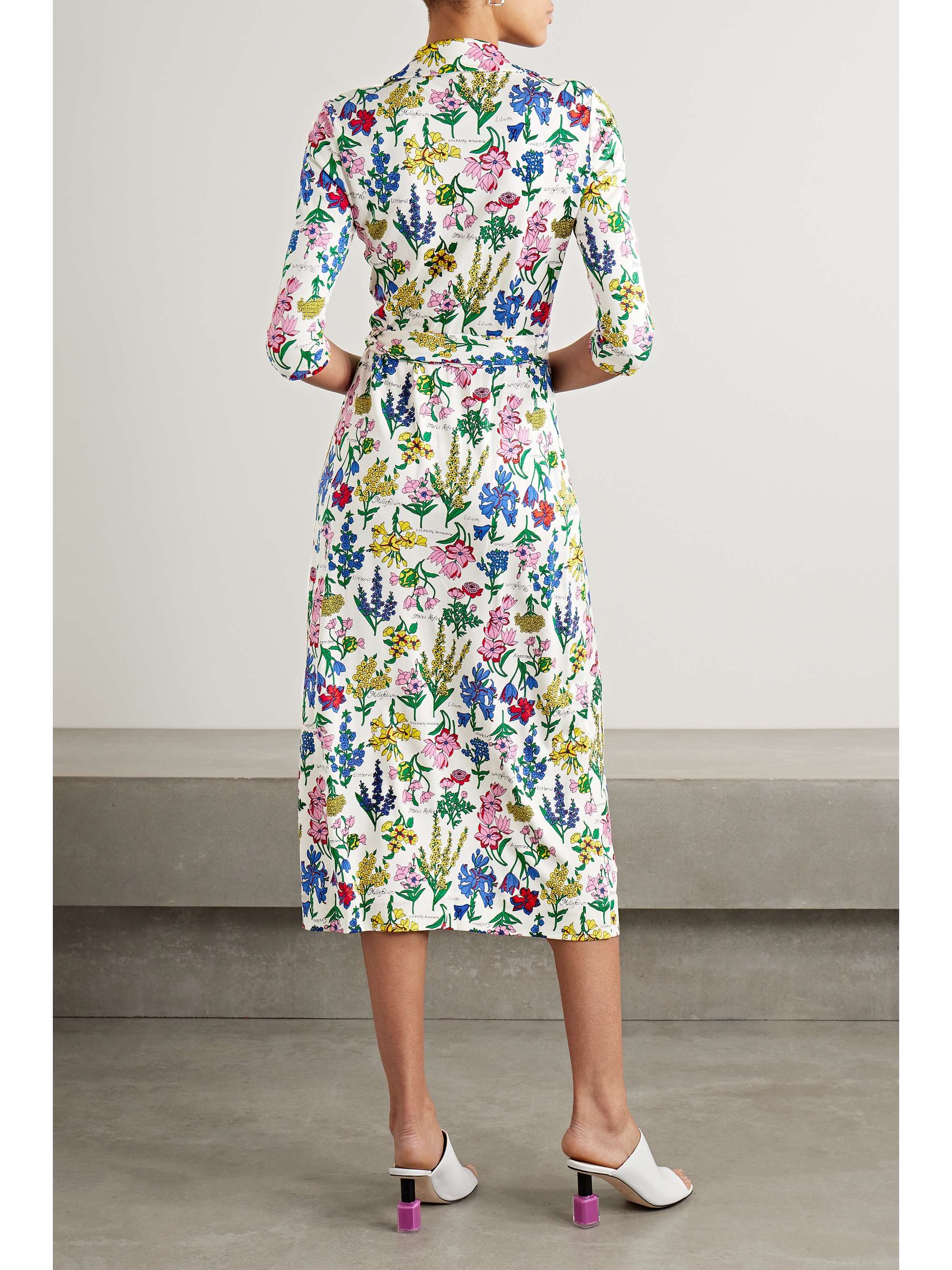 DIANE VON FURSTENBERG Abigail floral-print silk-jersey wrap dress