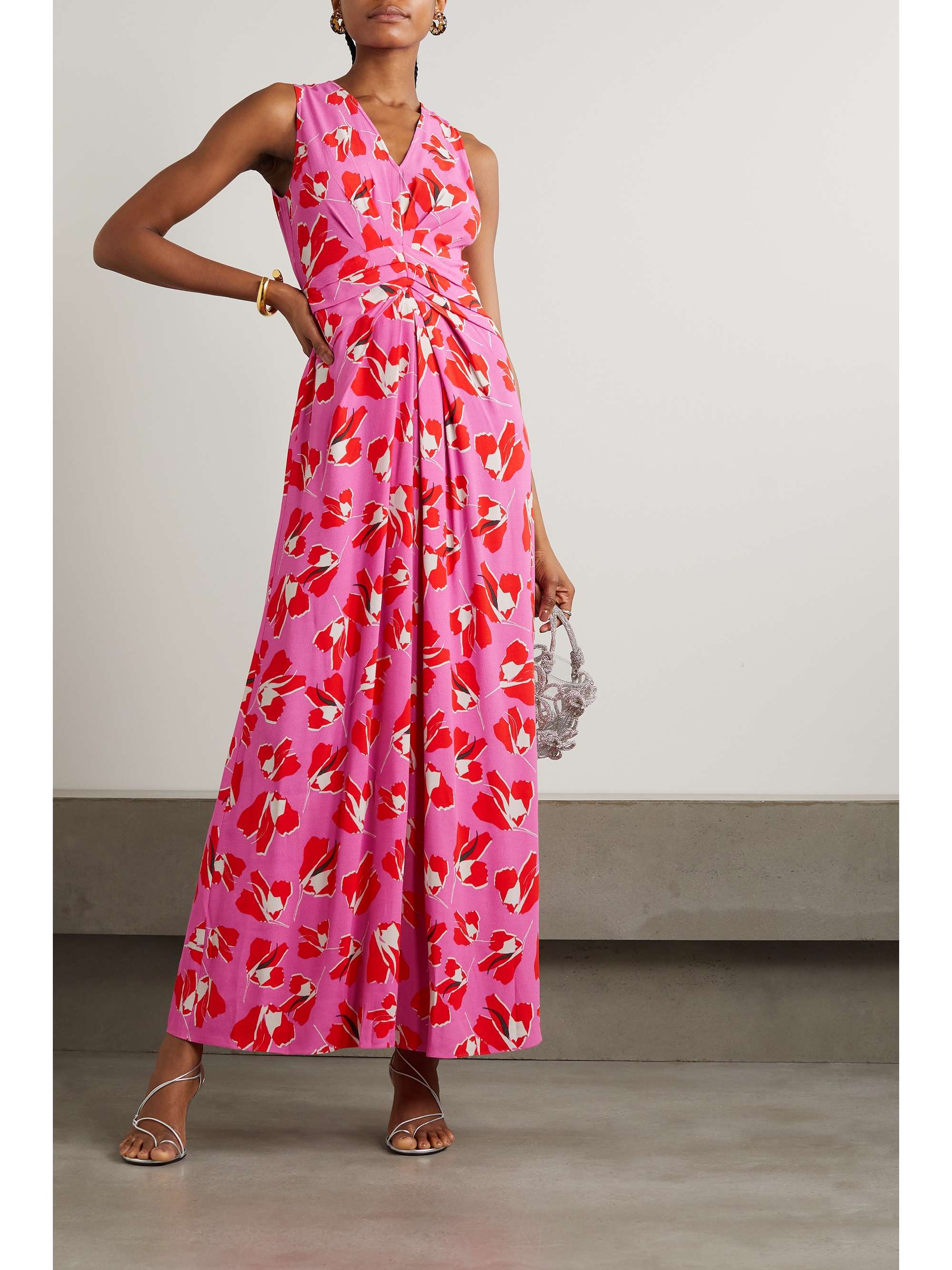 DIANE VON FURSTENBERG Ace floral-print crepe maxi dress | NET-A-PORTER