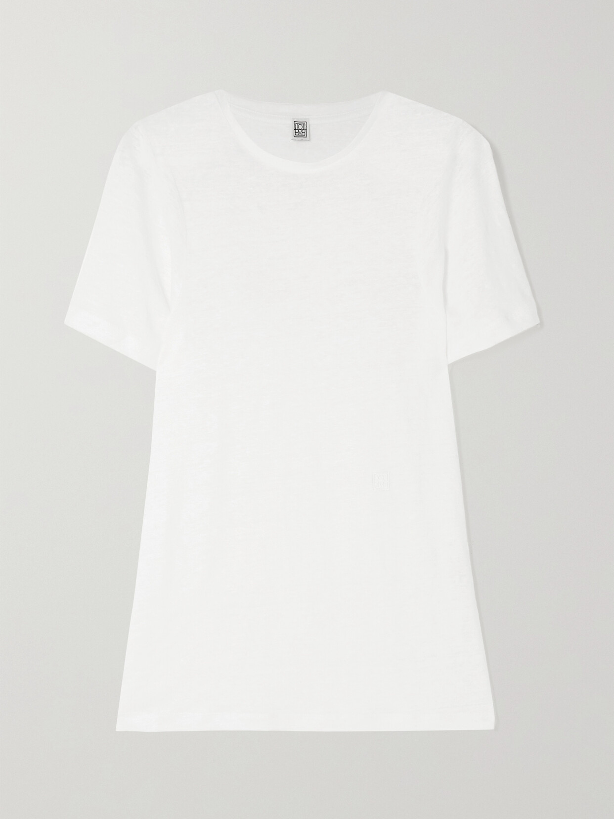 TOTEME - Linen-jersey T-shirt - White