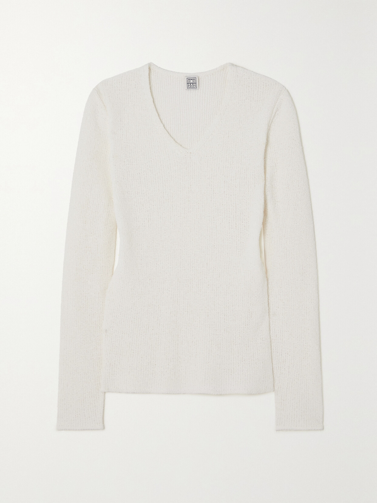 TOTEME - Bouclé-knit Sweater - Off-white