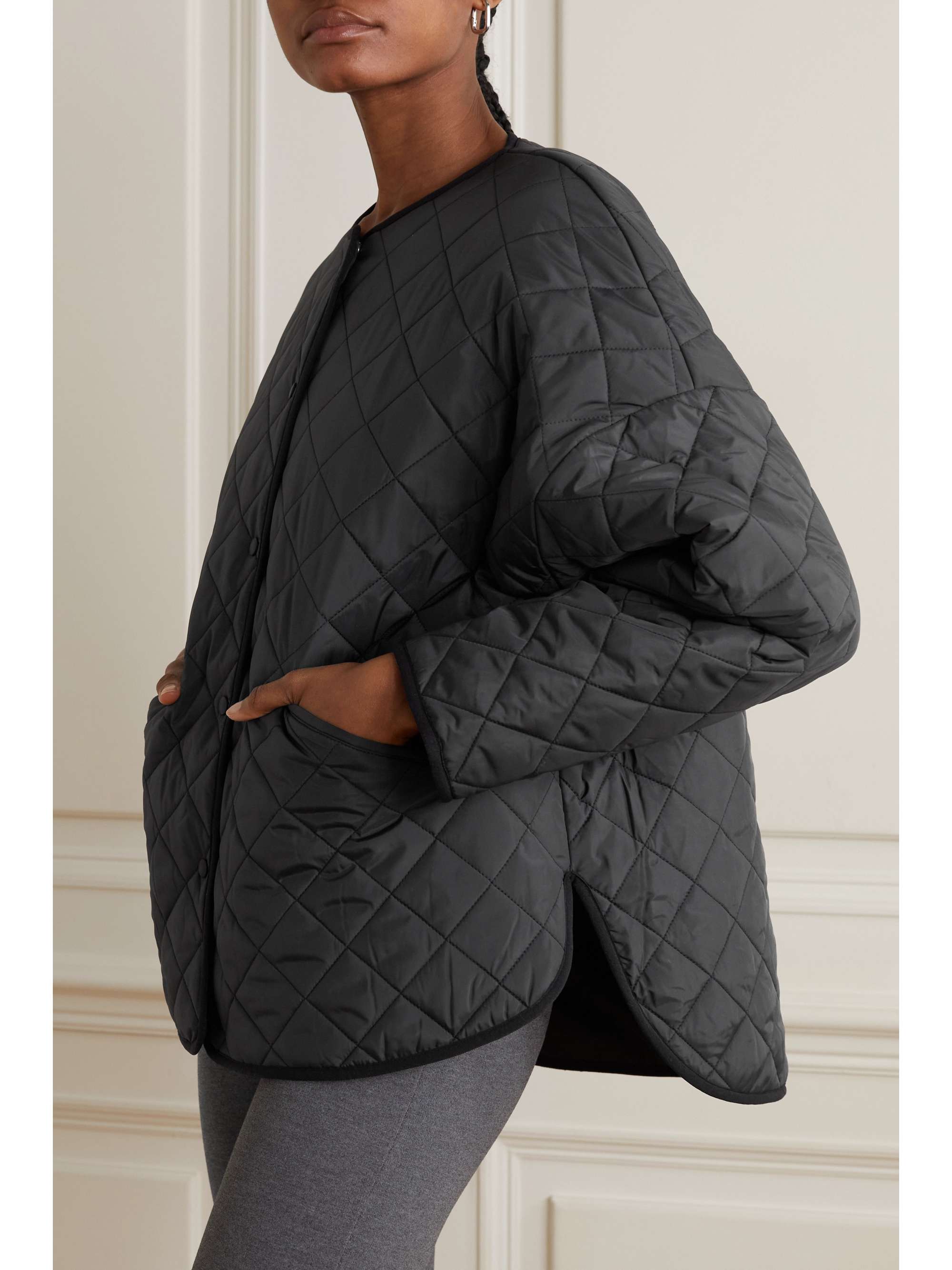TOTEME Quilted recycled shell jacket