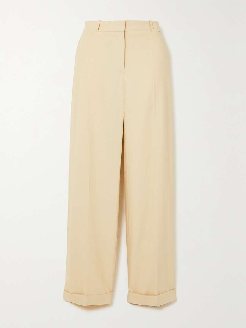 Toteme — Herringbone twill straight-leg pants