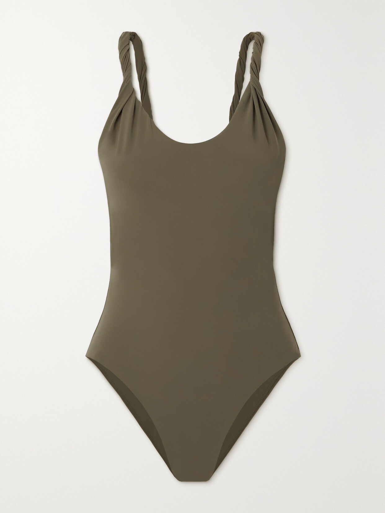 TOTEME - Twisted Recycled Swimsuit - Green