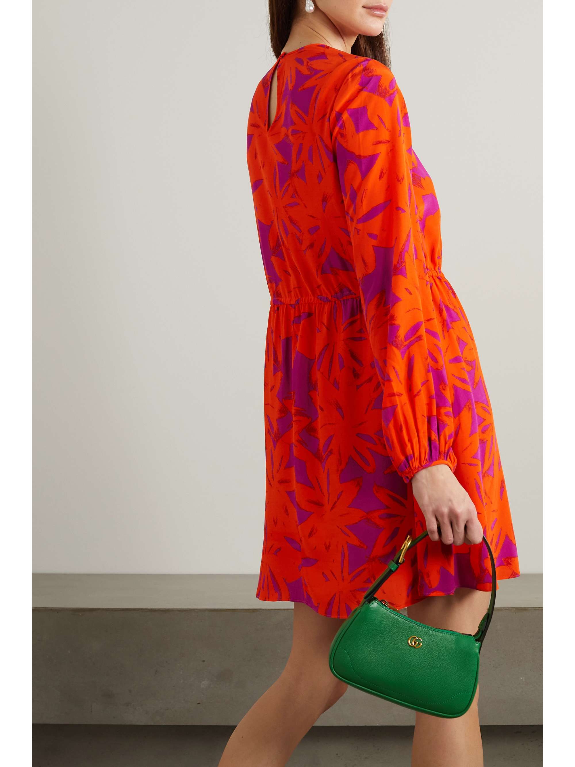 DIANE VON FURSTENBERG Sydney floral-print crepe mini dress