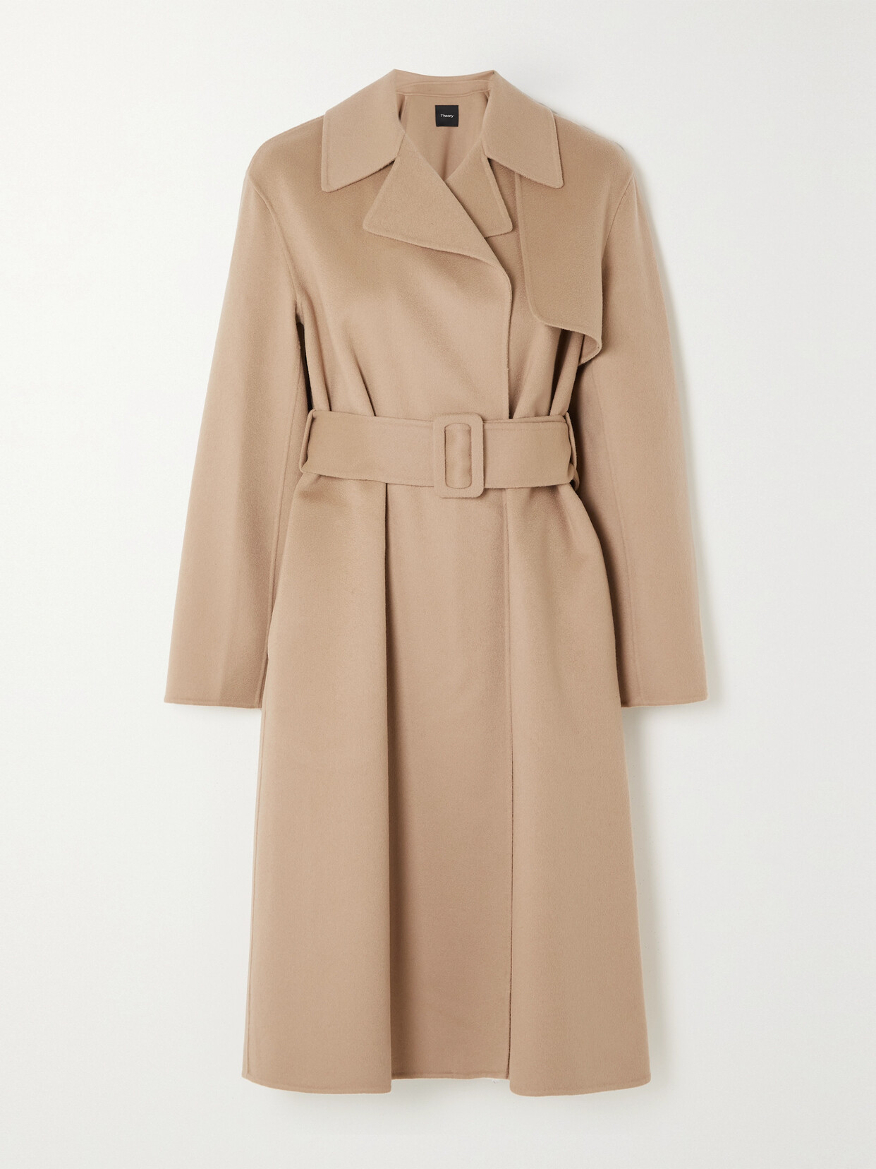 Theory - Belted Wool And Cashmere-blend Trench Coat - Neutrals