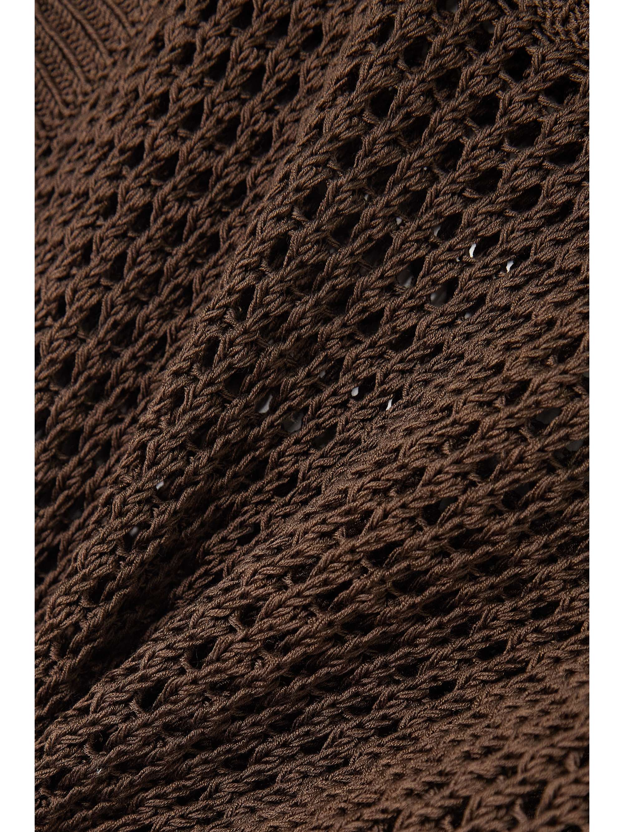 THEORY Open-knit Pima cotton tank