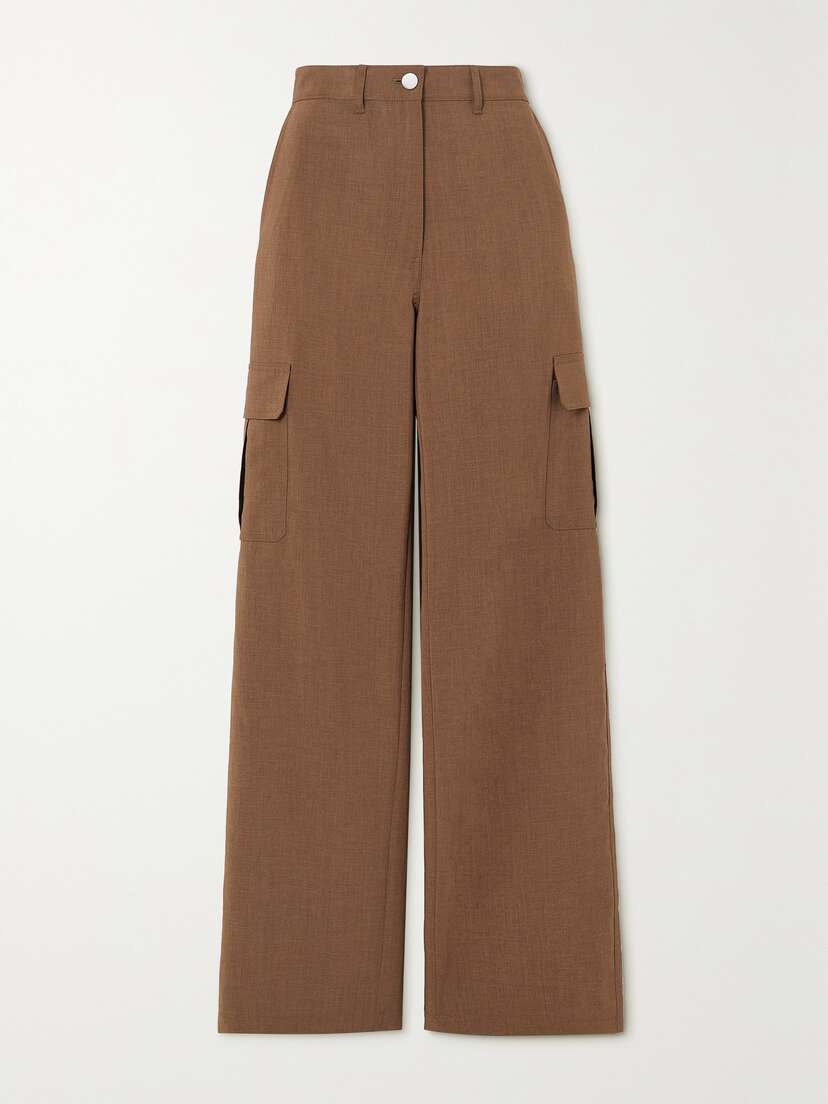 Theory Woven Wide-leg Cargo Pants