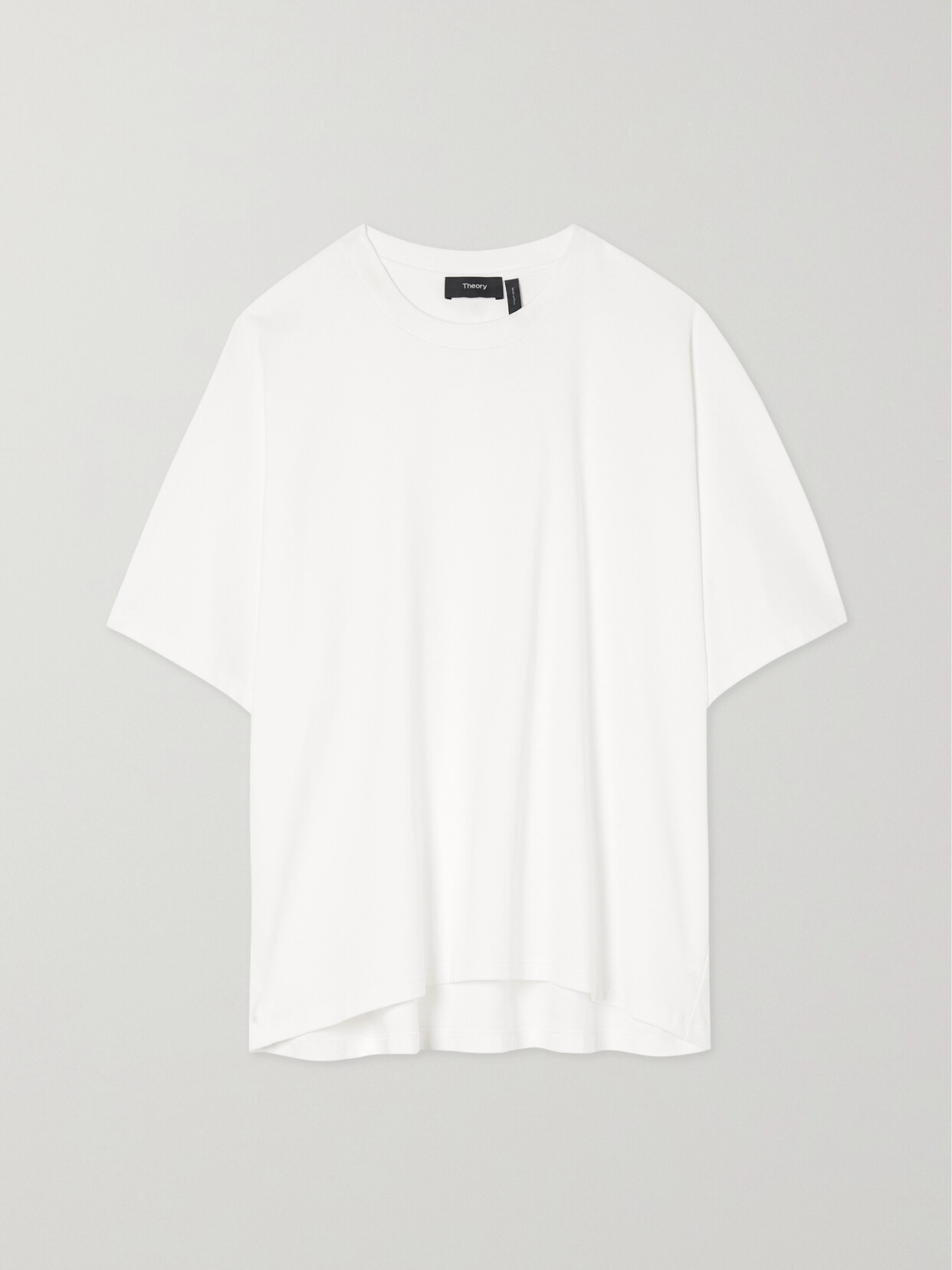 Theory - Oversized Cotton-jersey T-shirt - White