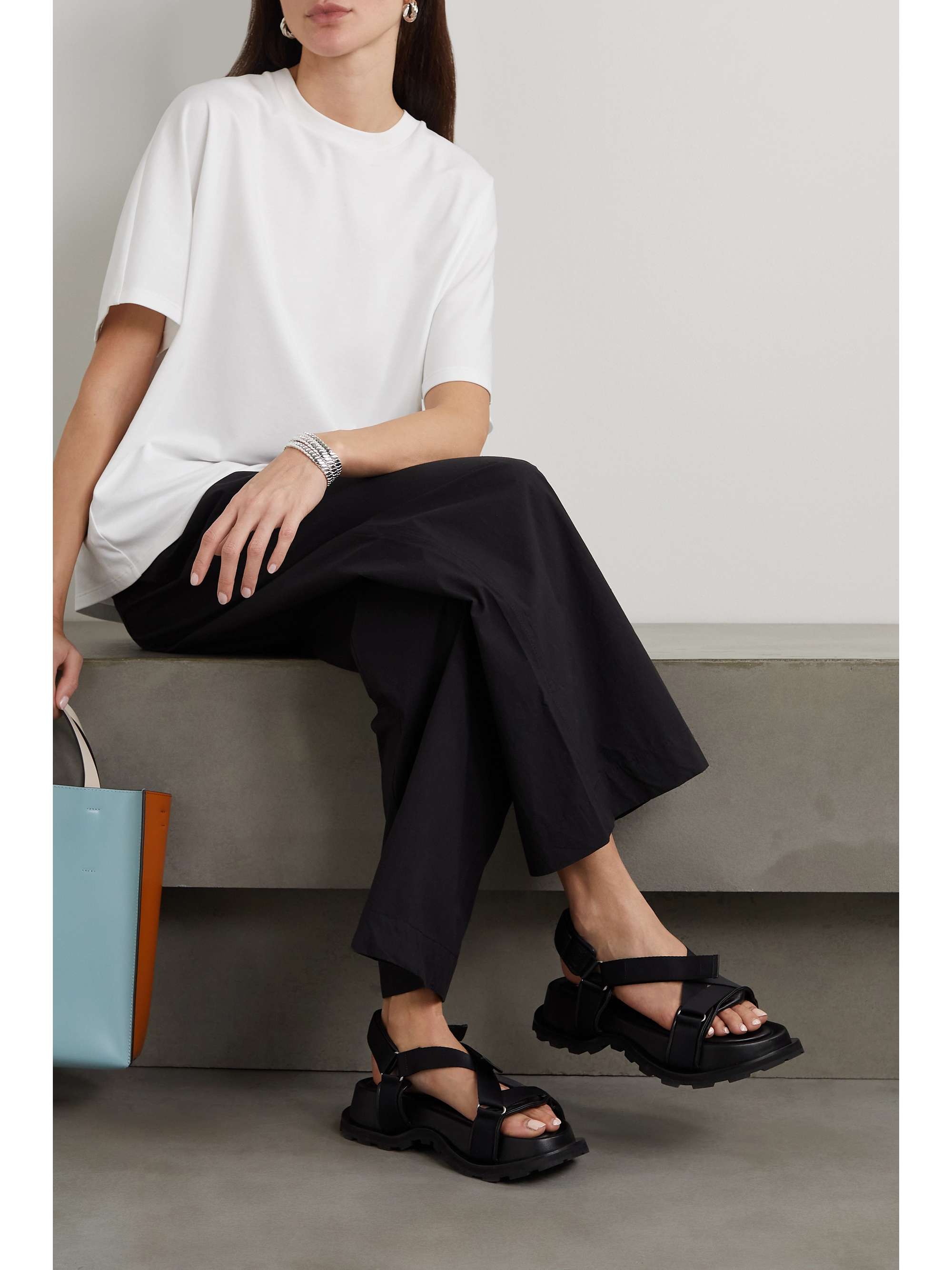 THEORY Oversized cotton-jersey T-shirt
