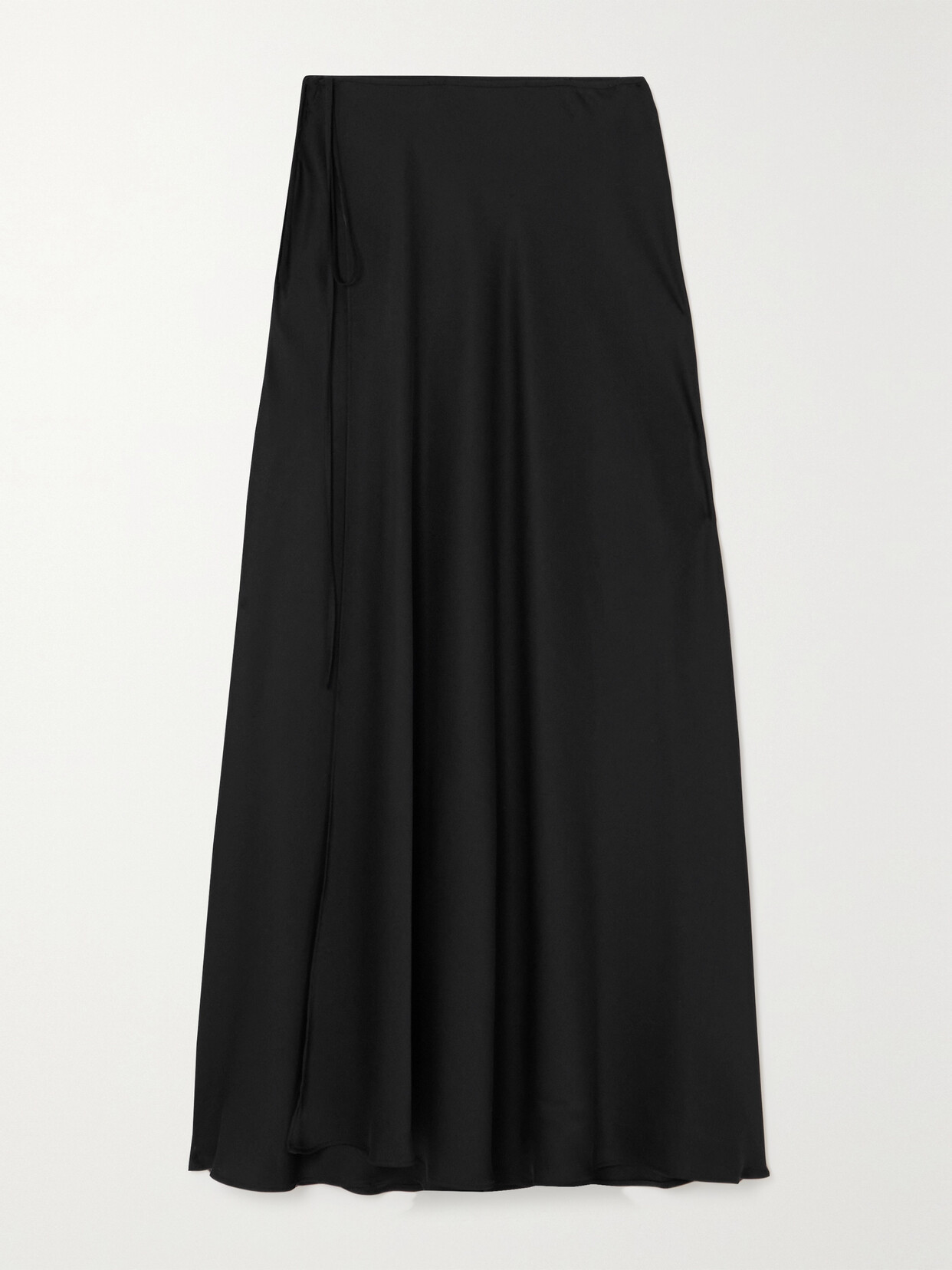 Philosophy di Lorenzo Serafini - Satin Wrap Maxi Skirt - Black